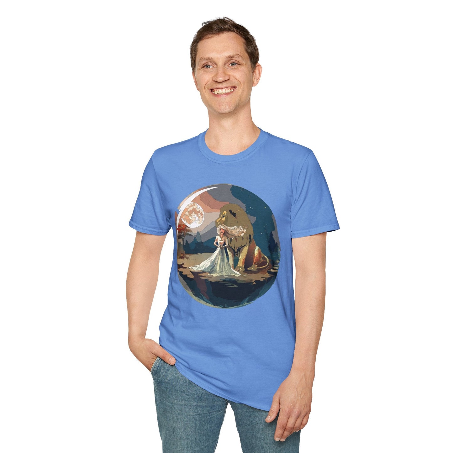 Womens Graphic T Shirt Art Design Unisex Softstyle 64000 Gildan Short Sleeve Tee