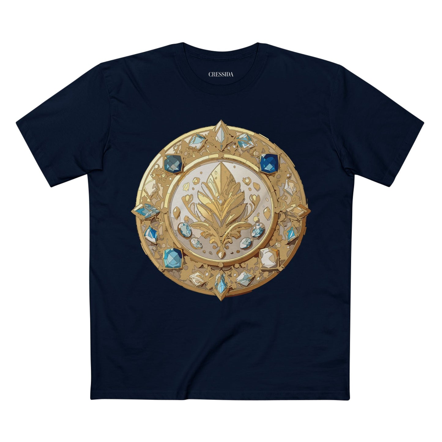 Medallion Graphic T-Shirt Unisex 100 Cotton With Gold Art Design Medal Tee 25