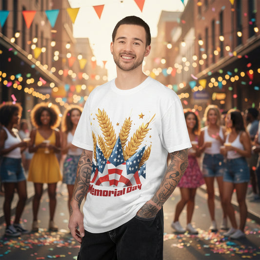 Memorial Day Graphic Tee Unisex 100 Cotton Comfort Colors T-Shirt