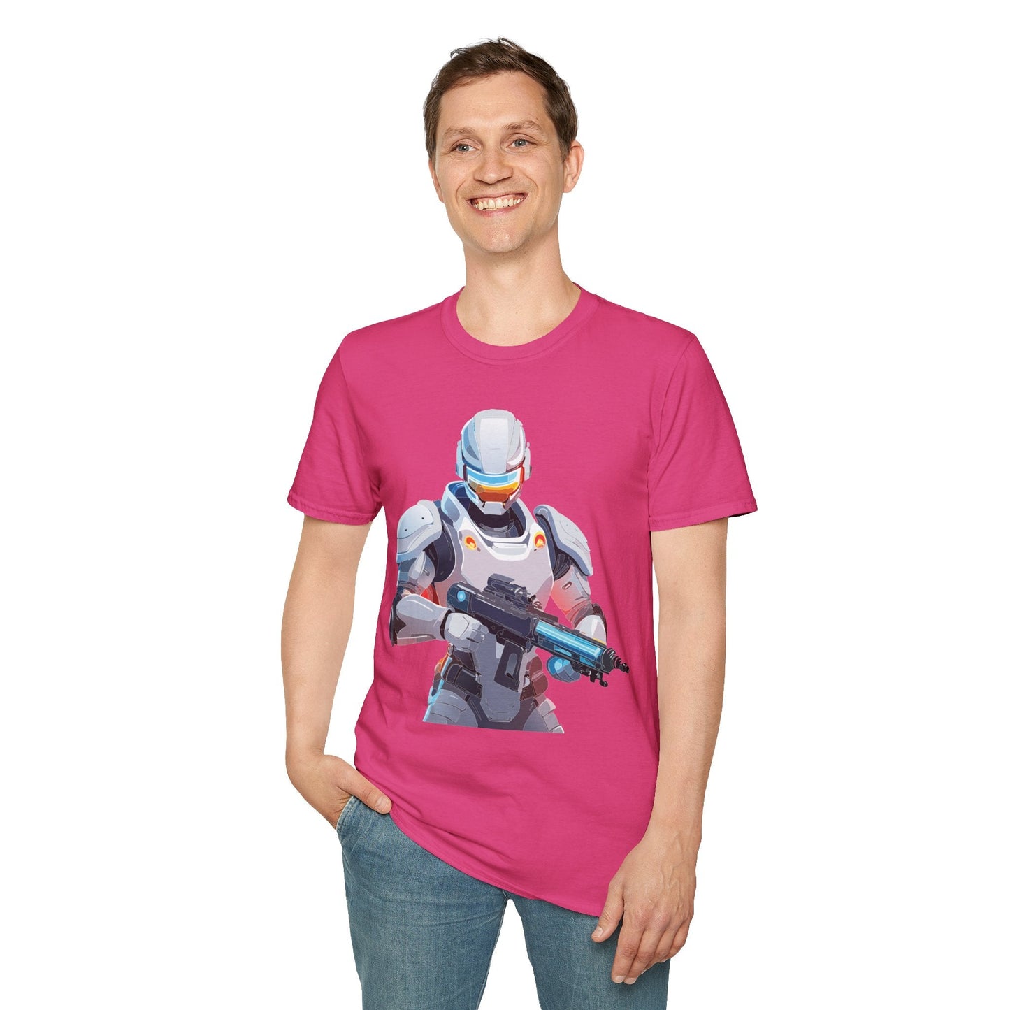 Robocop Graphic Unisex Cotton With Cyber Man Artwork Tee 6