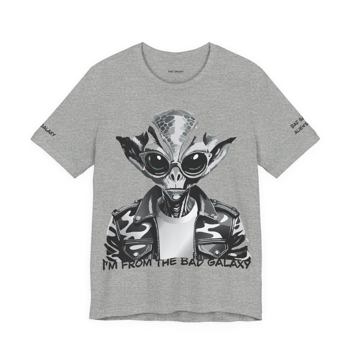 Alien Graphic Unisex Cotton Bella+Canvas Tee with Art Design b66