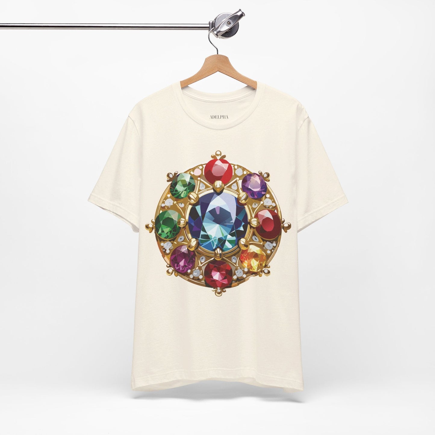Jewelry Graphic Unisex 100 Cotton Vintage Treasure Art T-Shirt 40