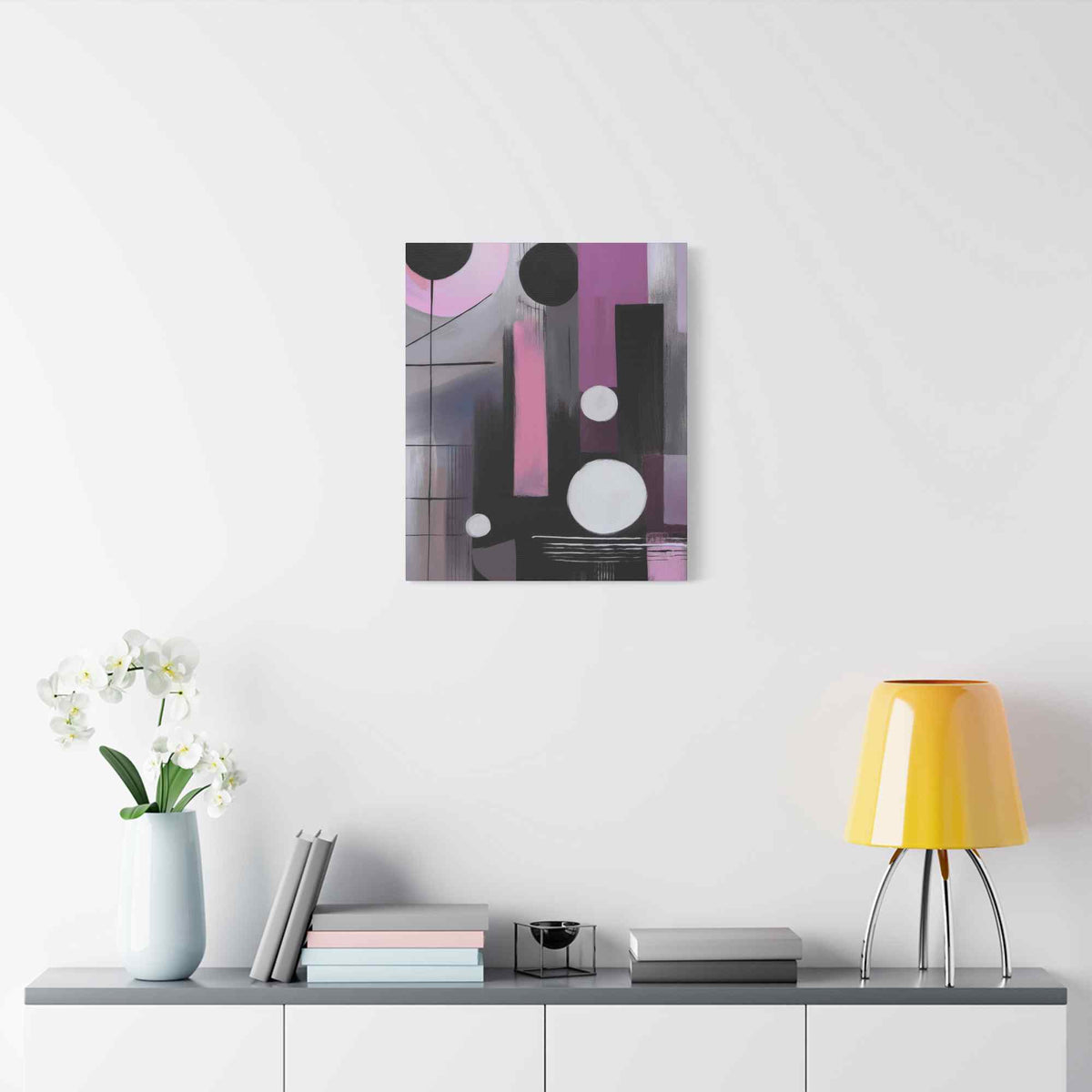 Abstract Geometric Painting Print Canvas 20x24,20x30,24x30 24x32,24x36,30x40 32x48,36x48,40x60 Pine-Wood Inner Frame ABS-44