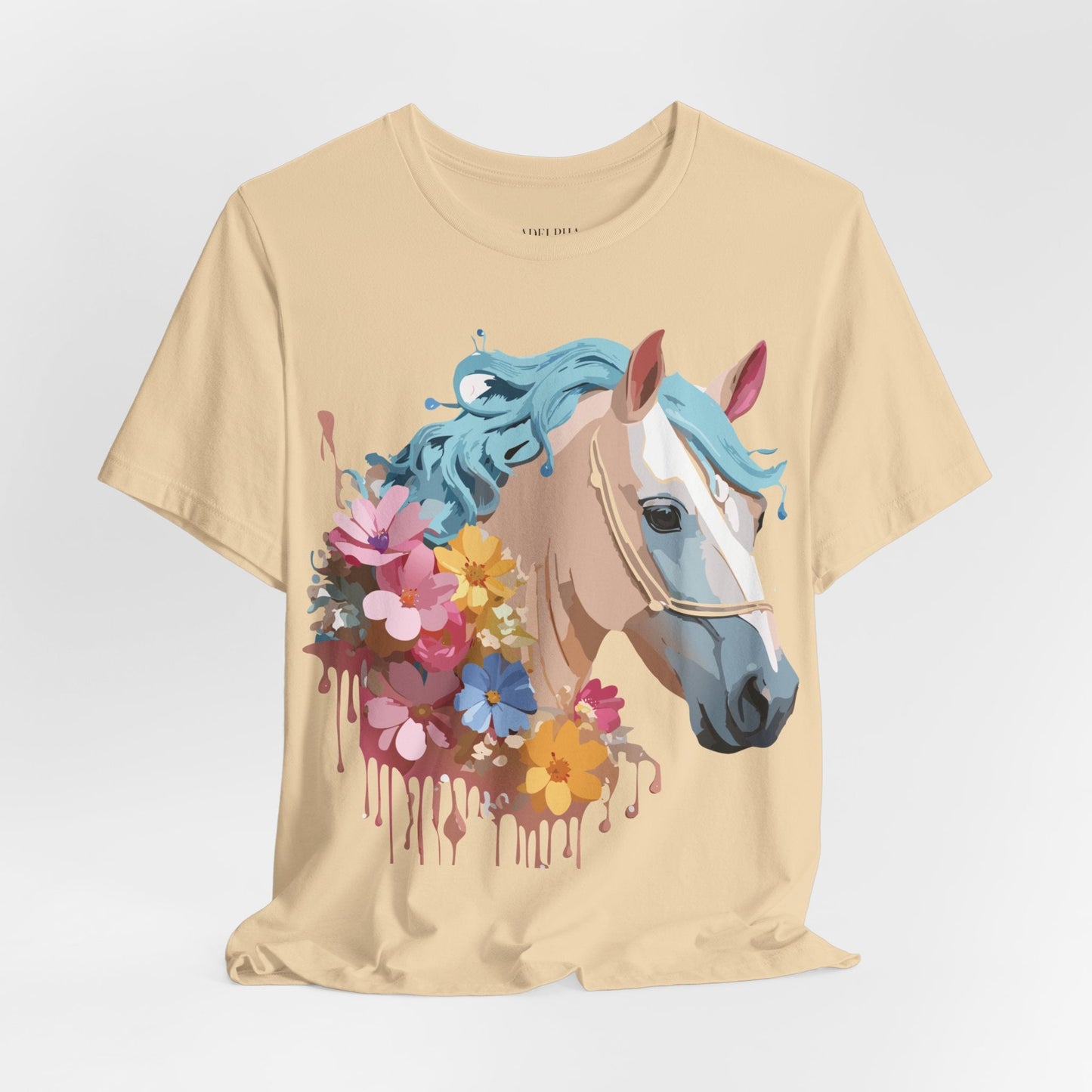 Horse Graphic Unisex 100 Cotton Vintage Animal Art T-Shirt 17