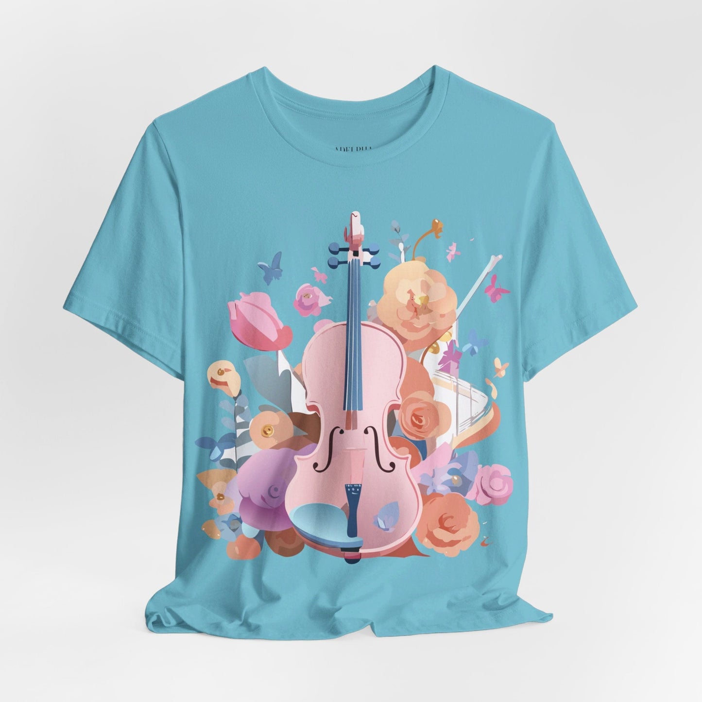 Adelpha Graphic Tee Unisex Short Sleeve Art Design Vintage Inspired Music T Shirt