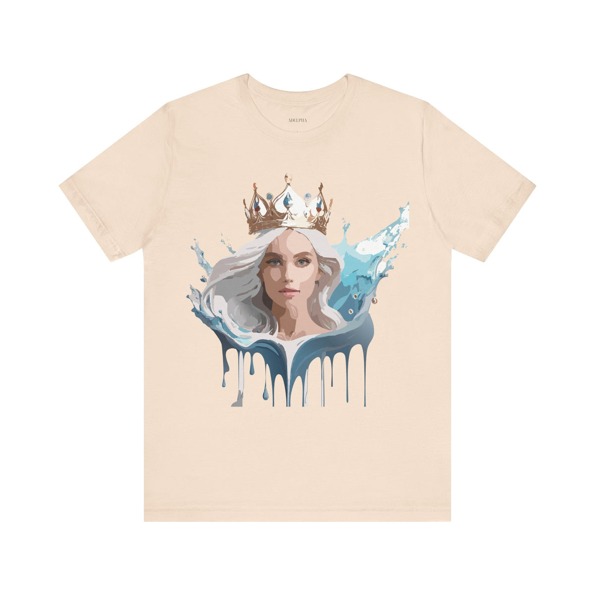 Queen Graphic Unisex Cotton Bella+Canvas Tee with Art Design m180