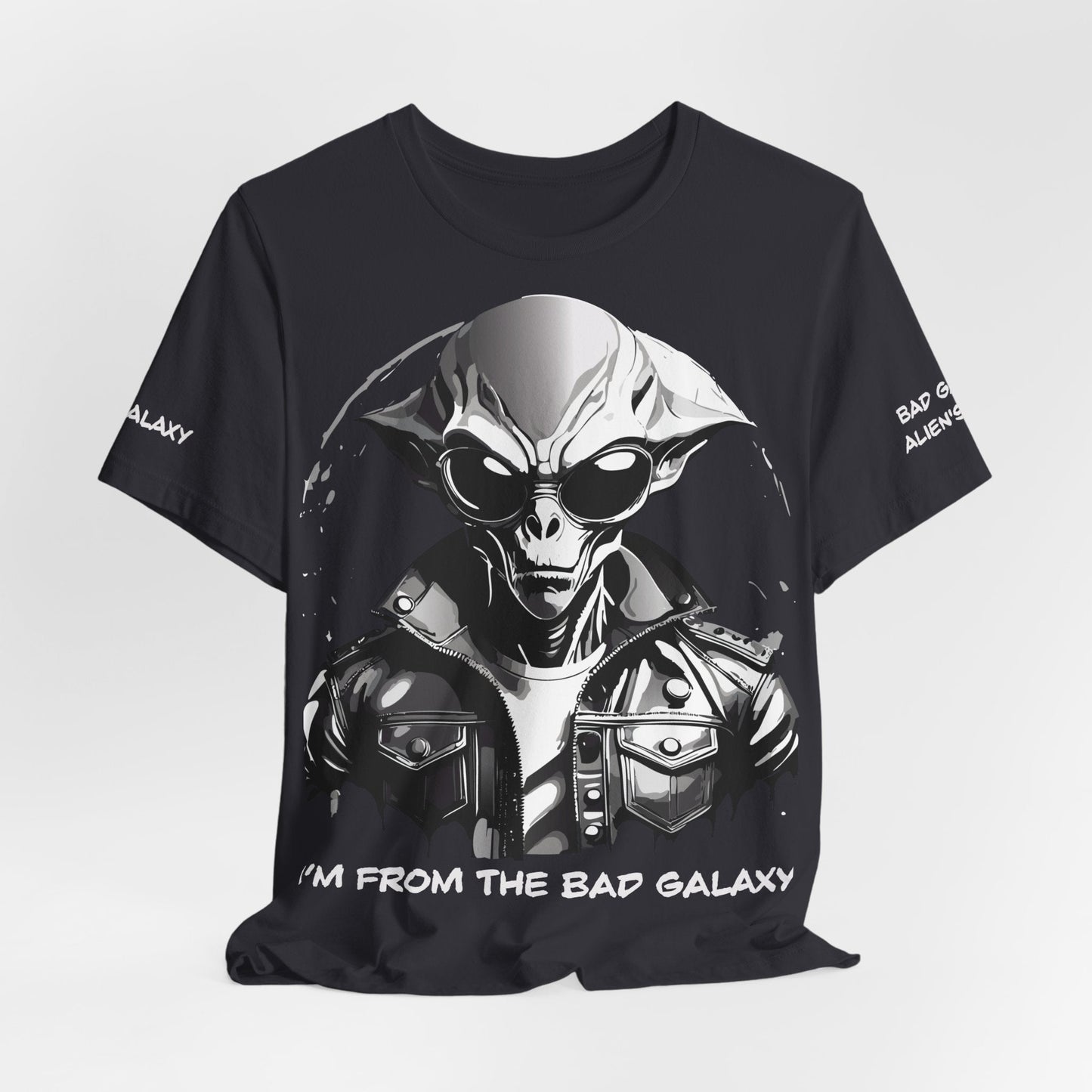Alien Tee Shirt From Bad Galaxy Made To Order 100 Percent Cotton Lightweight Free Shipping