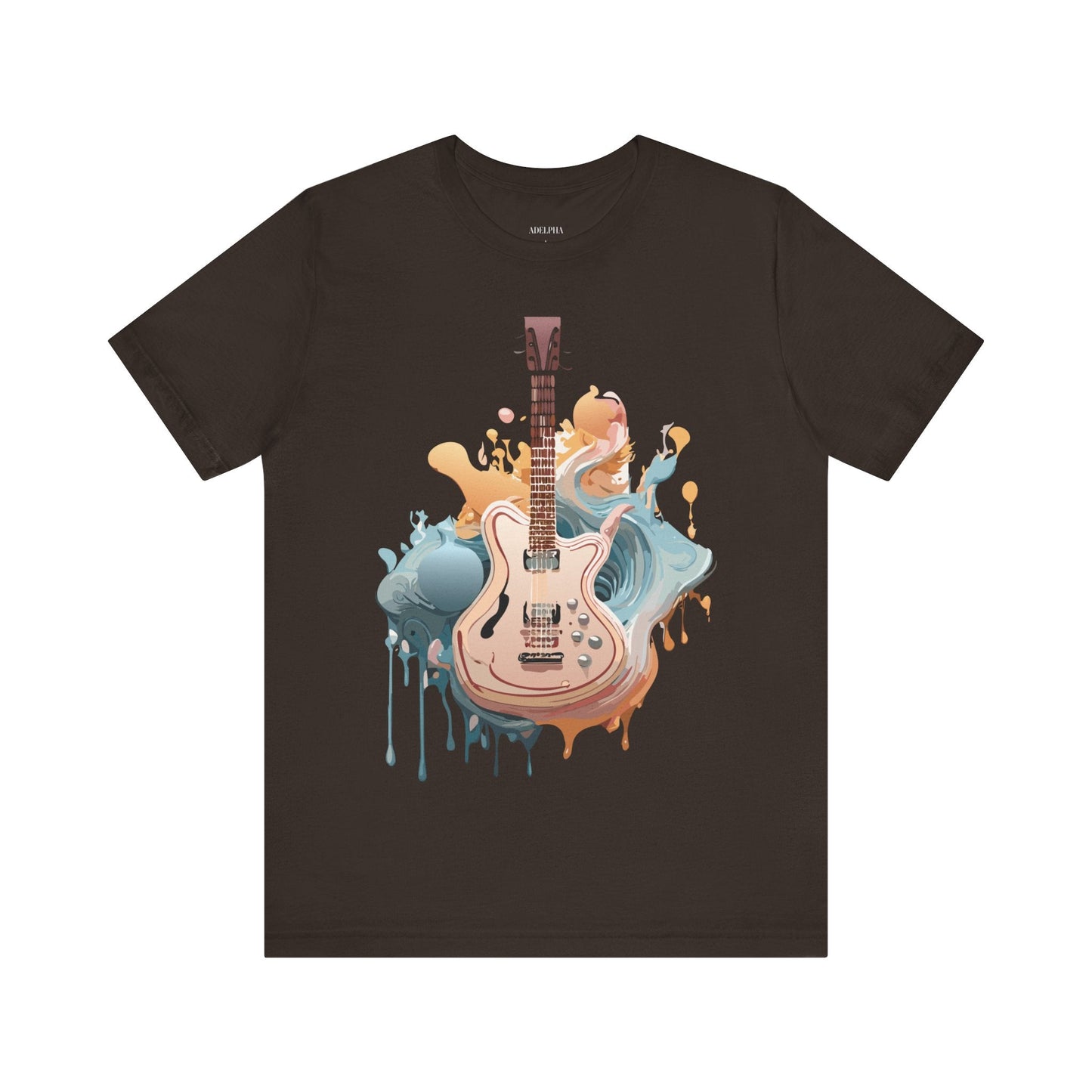 Adelpha Vintage Inspired Graphic Tee Unisex Jersey Short Sleeve Music Design Collectible