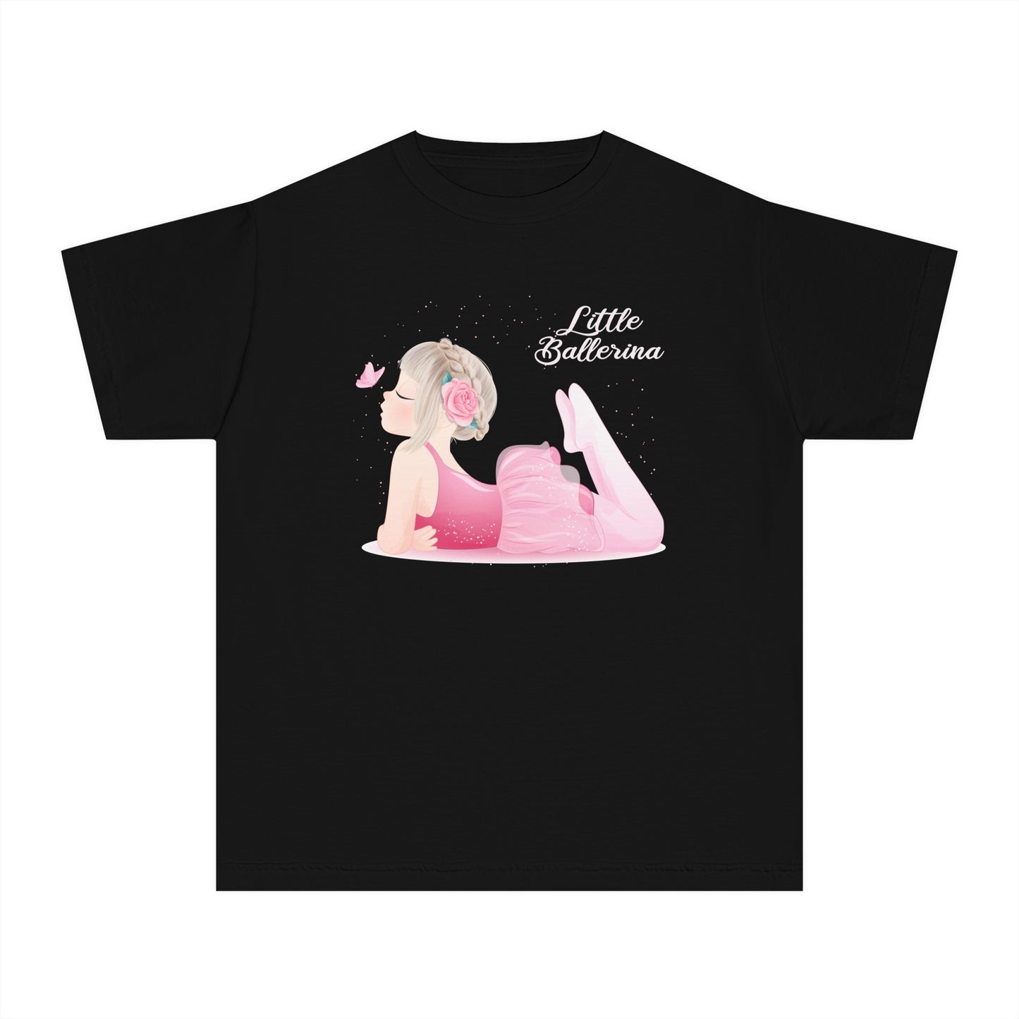 Youth Tee Shirt with Little Ballerina