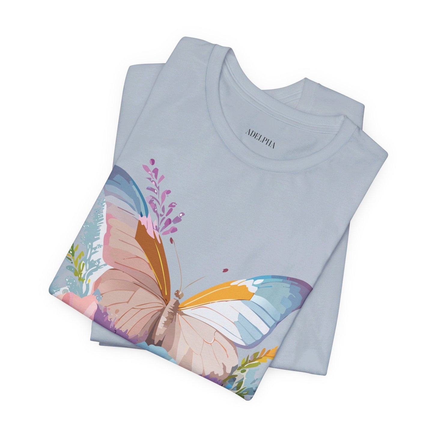 Butterfly Graphic Tee Unisex Short Sleeve Adelpha Artwork Vintage Inspired
