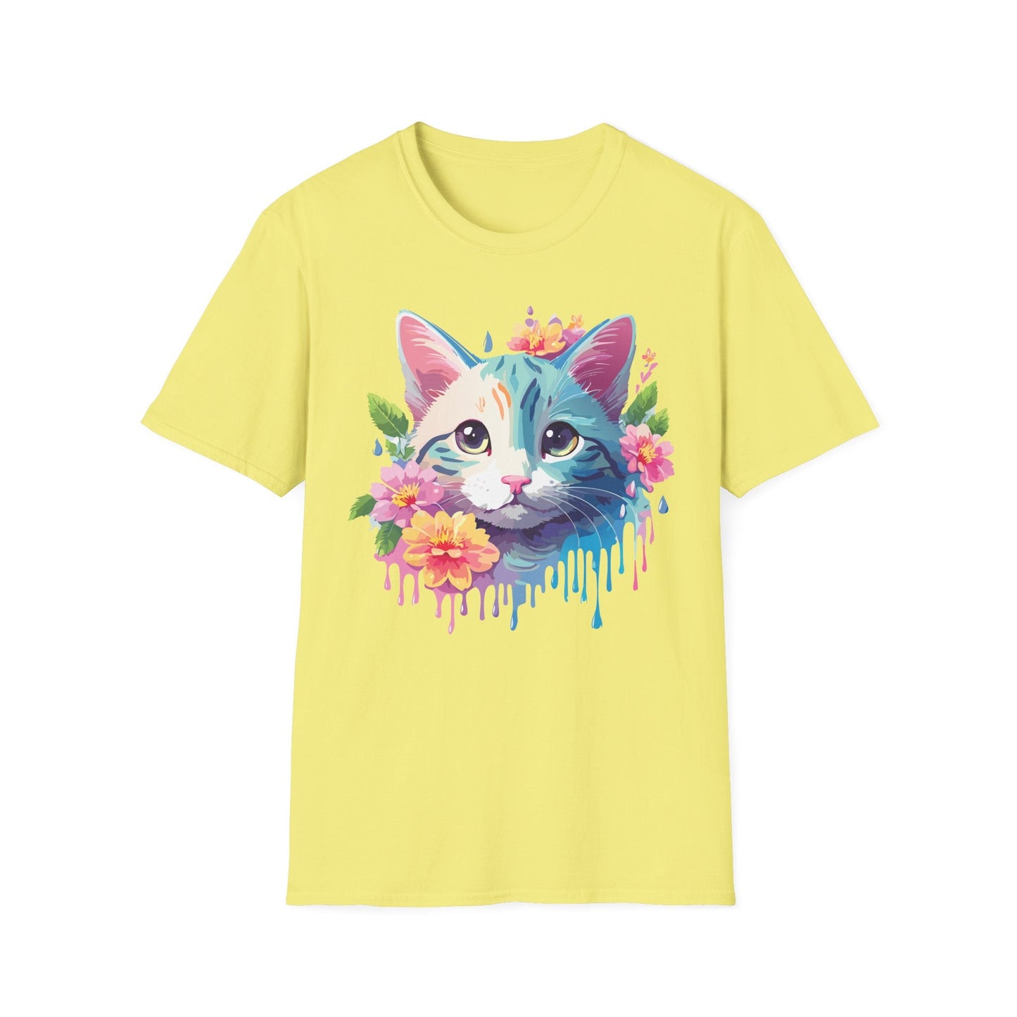 Cat Shirt Unisex Cat Lover Tee Premium Gildan Softstyle 64000 Lightweight
