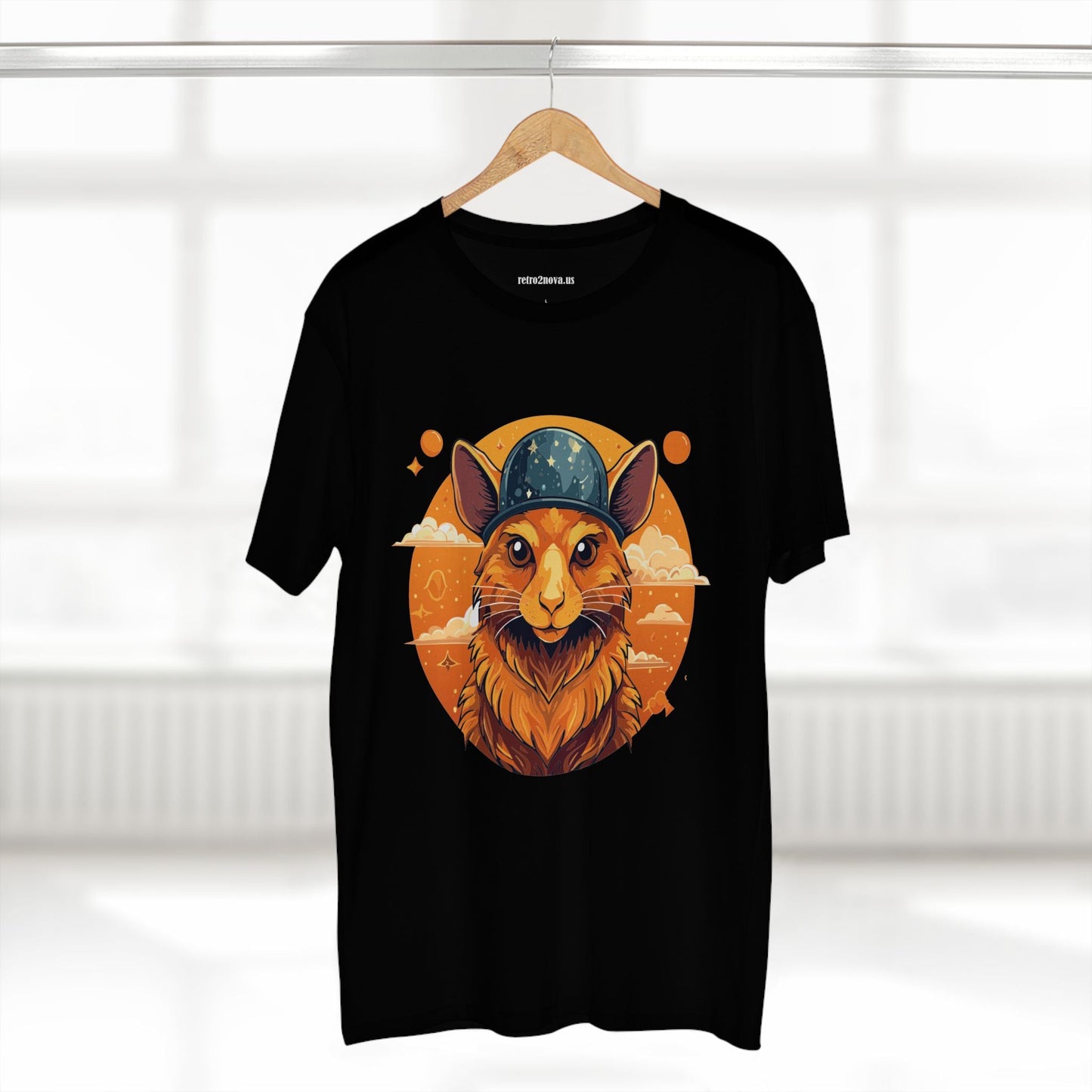 Rabbit Shirt Unisex Premium Cotton Tee With Original Art Design From Retro2Nova Art Collection Soft Breathable Comfort