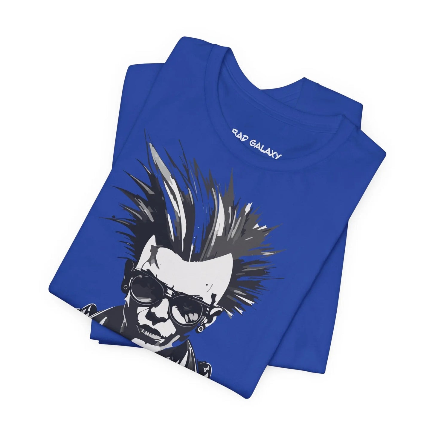 Bad Galaxy Punk Rock Tee Shirt Lightweight Fabric Made To Order 100 Percent Cotton Eco Friendly Inks