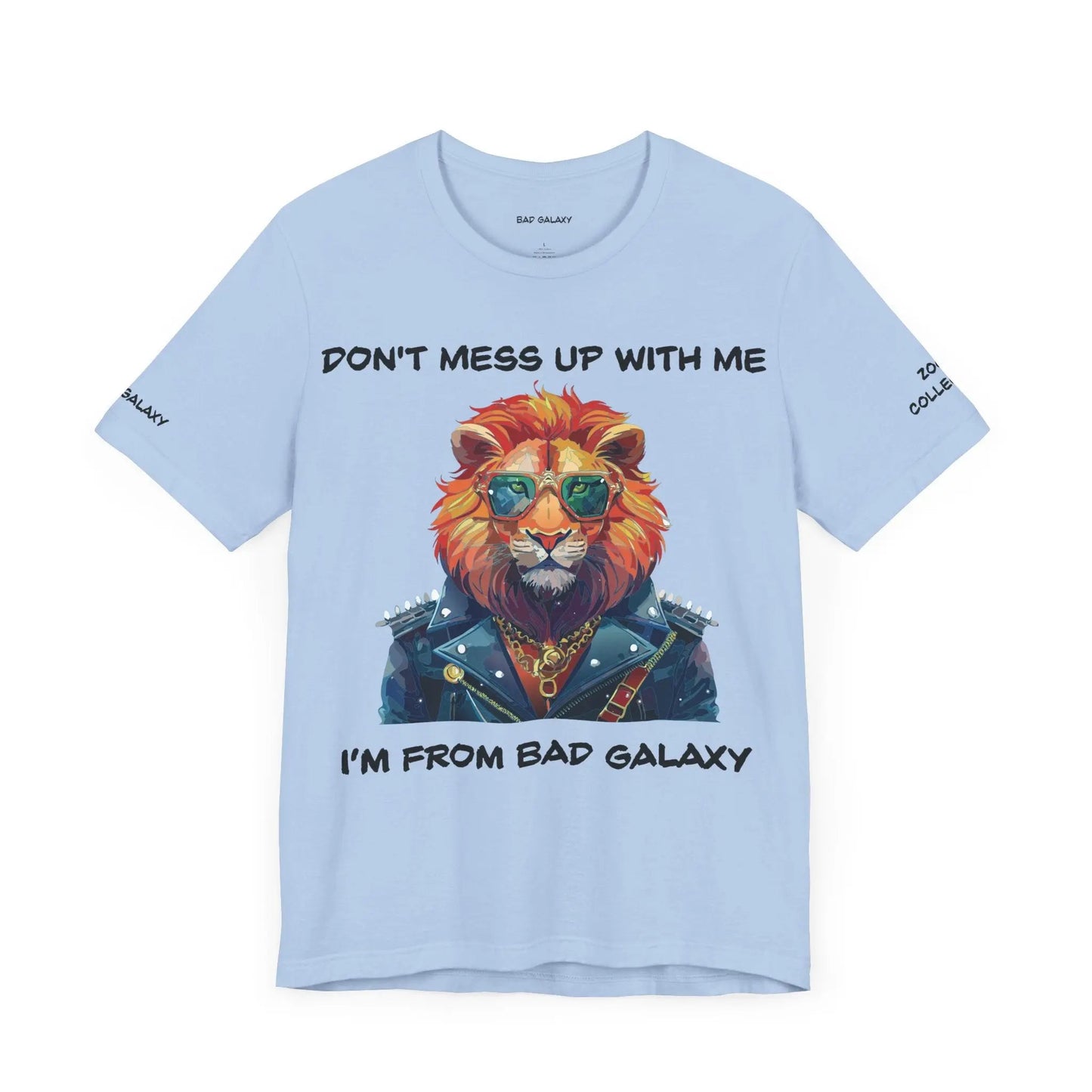 Bad Galaxy Animal T Shirt Made To Order 100 Percent Cotton Tee With Eco Friendly Inks Designed In US
