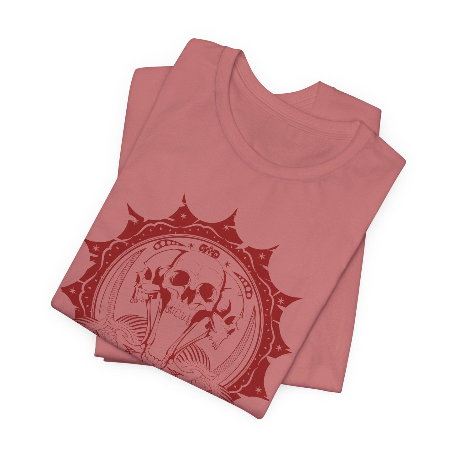 Skull Elephant Mandala Tee Boho Skull Graphic Shirt Art-51