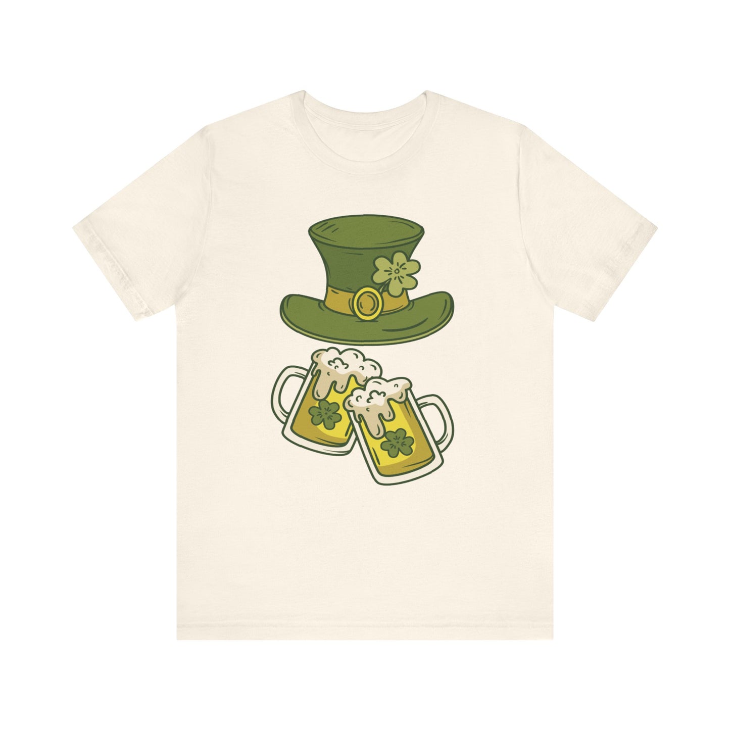 Unisex Cotton Tee Shirt with Lucky Prints