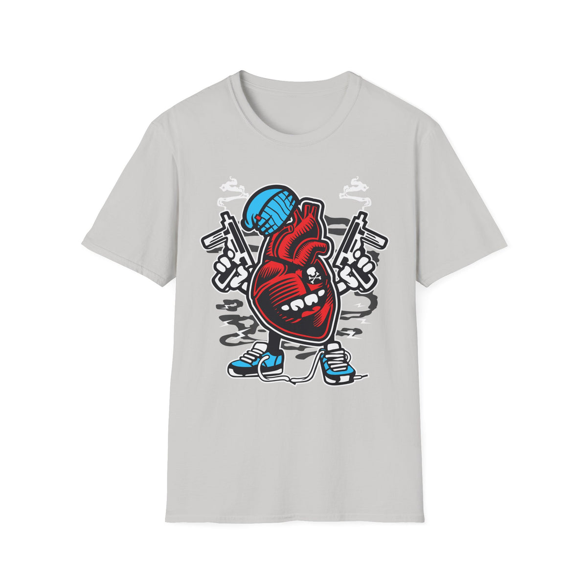 Unisex Cotton T-Shirt with Cartoon Graphic Design