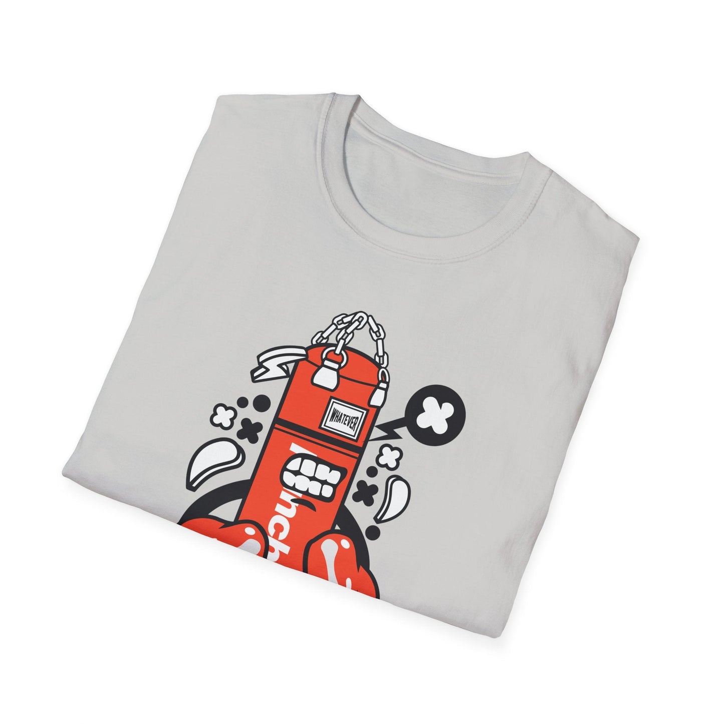 Cartoon Tee Shirt Unisex Animation Graphic Tee Funny Tee Cotton Softstyle 64000 Gildan