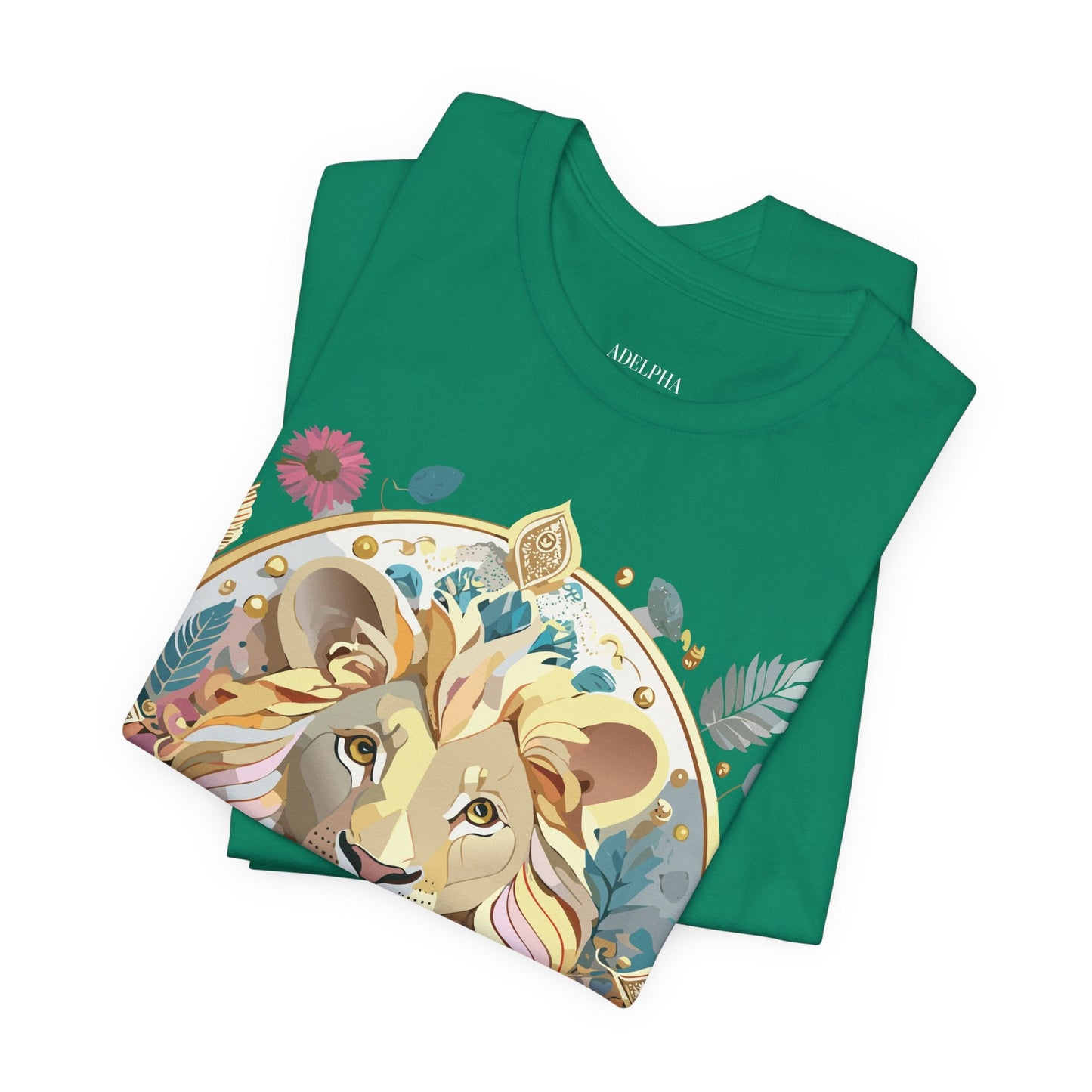 Medallion Graphic Unisex 100 Cotton Vintage Animal Medal Artwork Tee 63