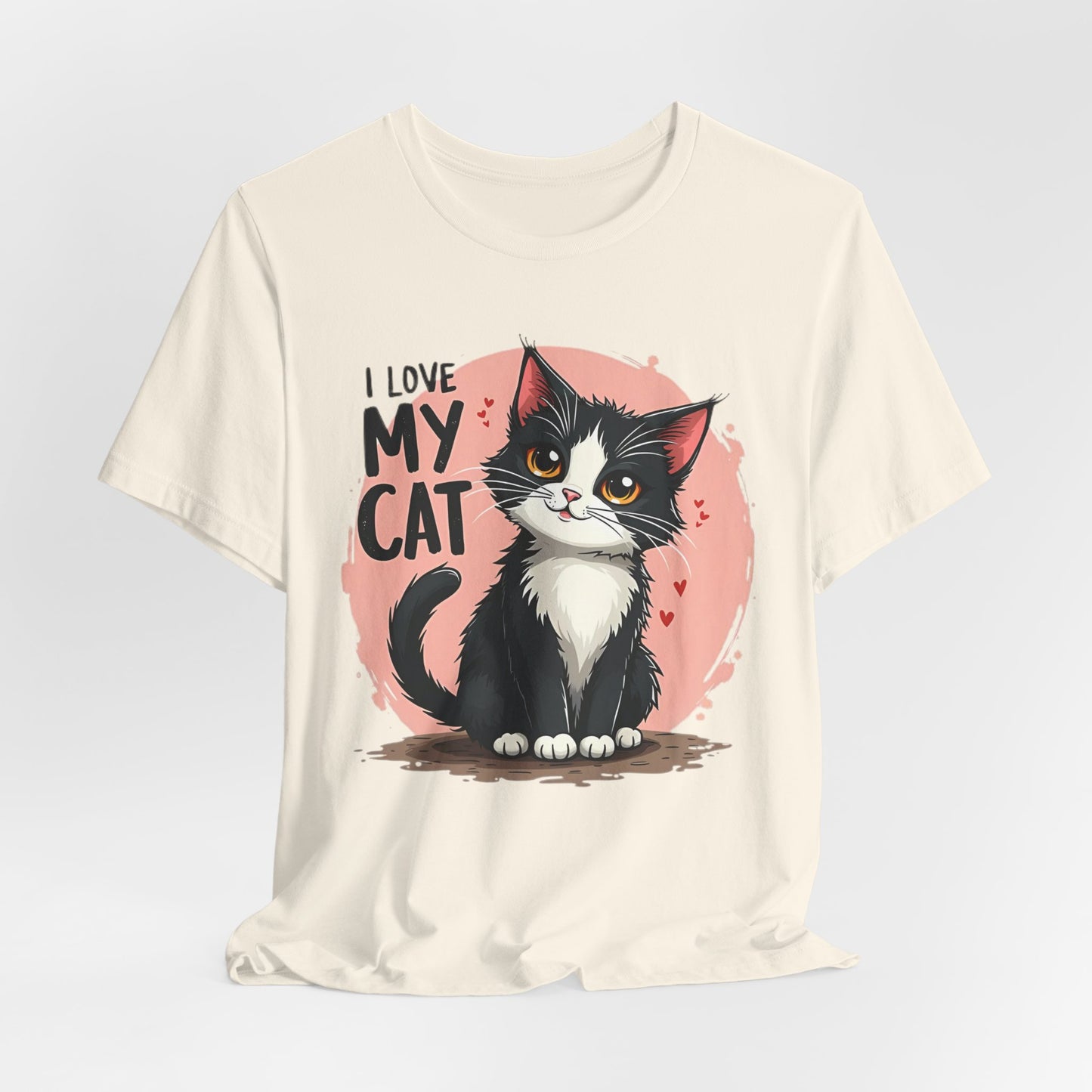 I Love My Cat Shirt, Cat Tee Shirt, Funny Kitty T-Shirt, Kitty Top, Animal Tees, Funny Animal T-Shirt, Graphic Tee