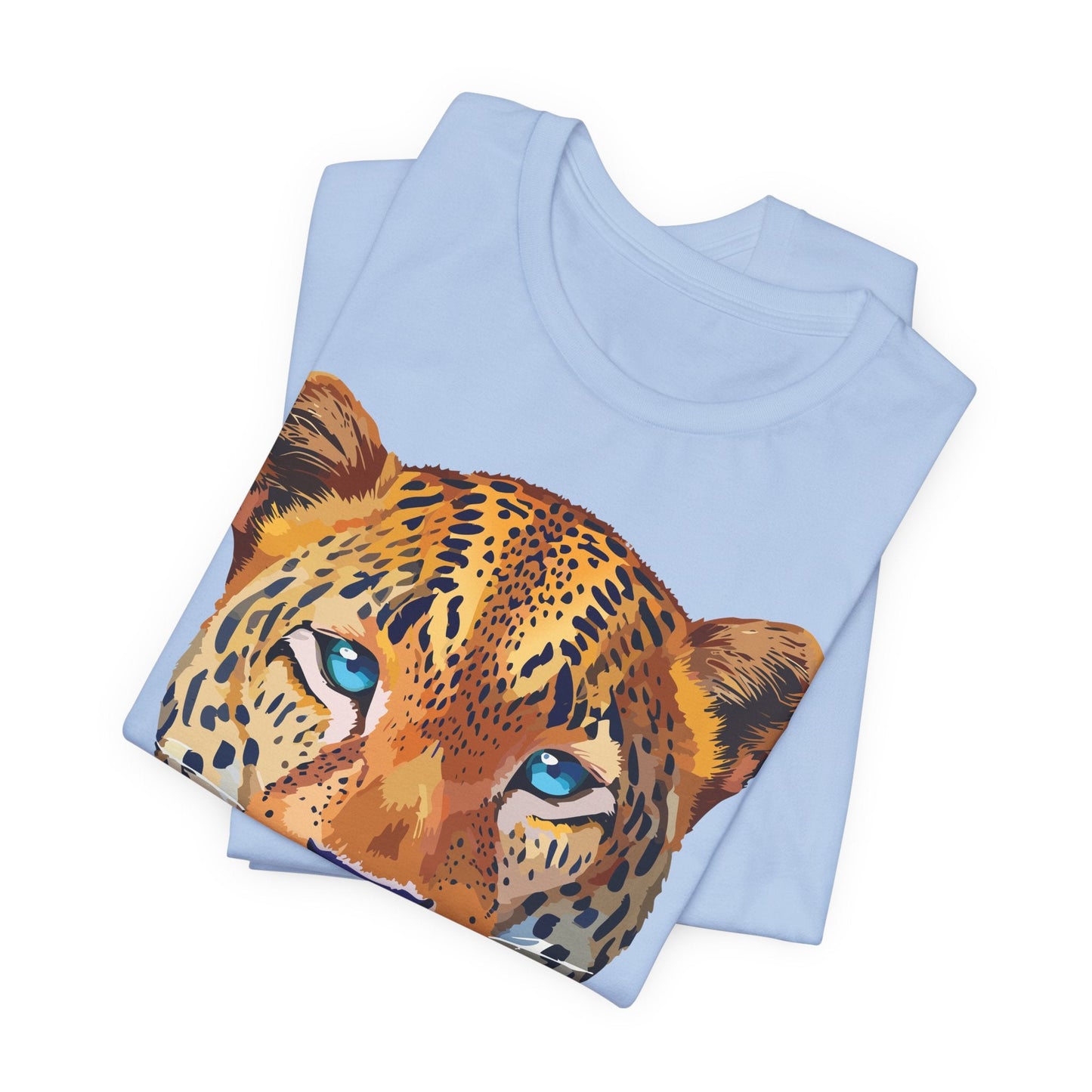 Unisex Animal Print Tee Shirt With Art Design Wild Animals Graphic Tee For Everyday Wear
