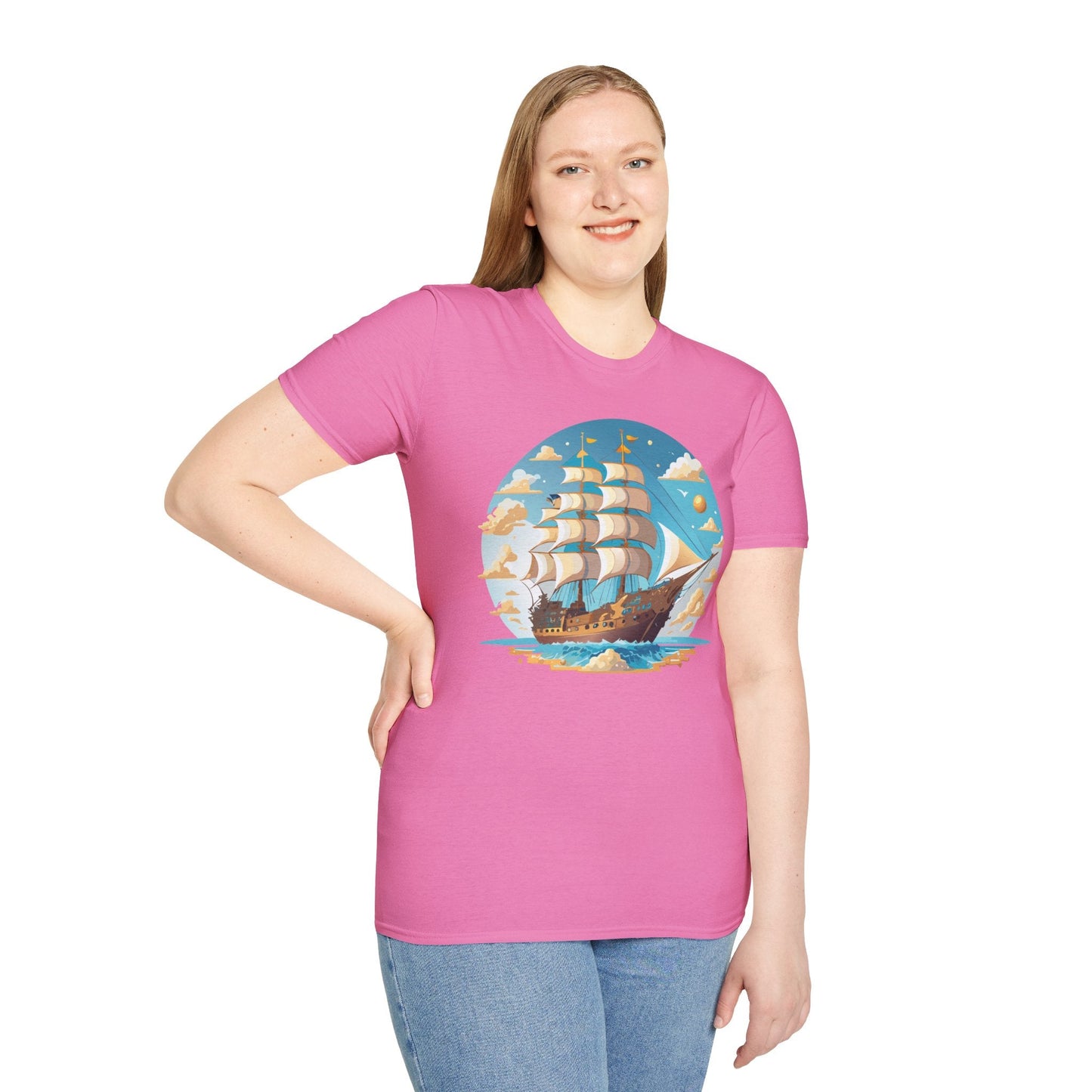 Unisex Softstyle Short Sleeve Tee Shirt Gildan 64000 100 Percent Ring Spun Cotton Comfort