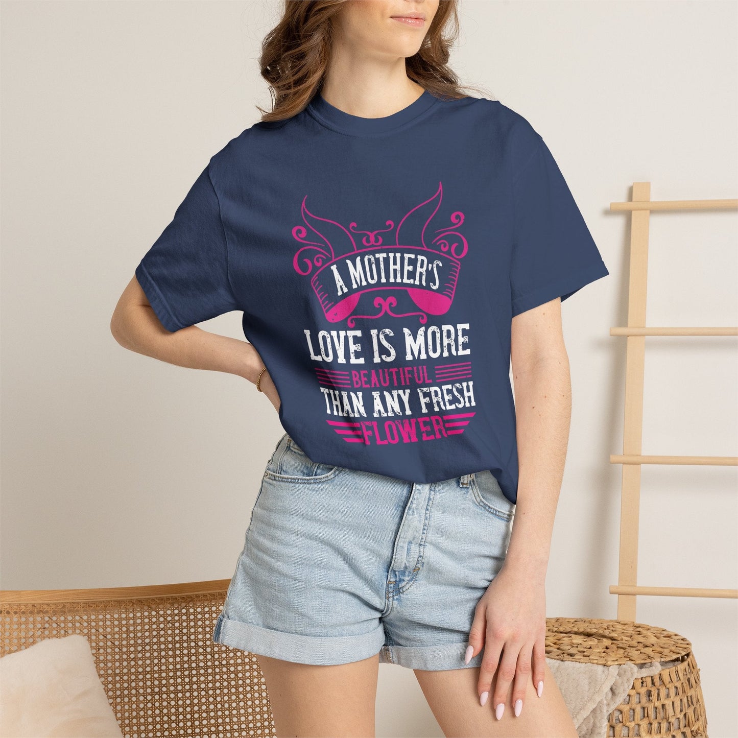 Mom T-shirt Mother Day Mama Tee Unisex Comfort Colors Garment-Dyed Cotton h59