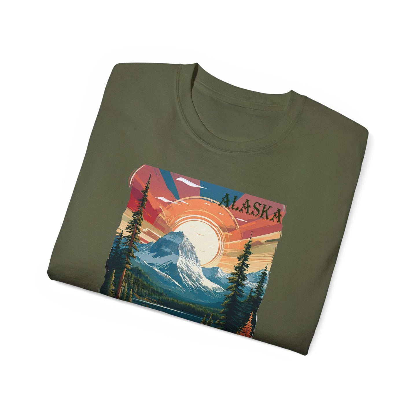 Alaska Graphic Unisex Cotton T‑Shirt 4