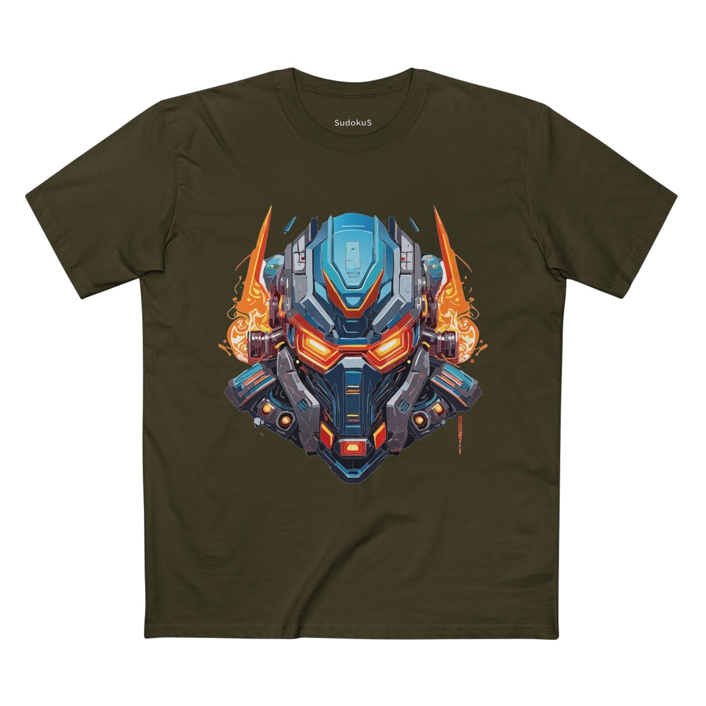 Cyborg Robot Graphic Unisex 100 Cotton Staple Tee 17