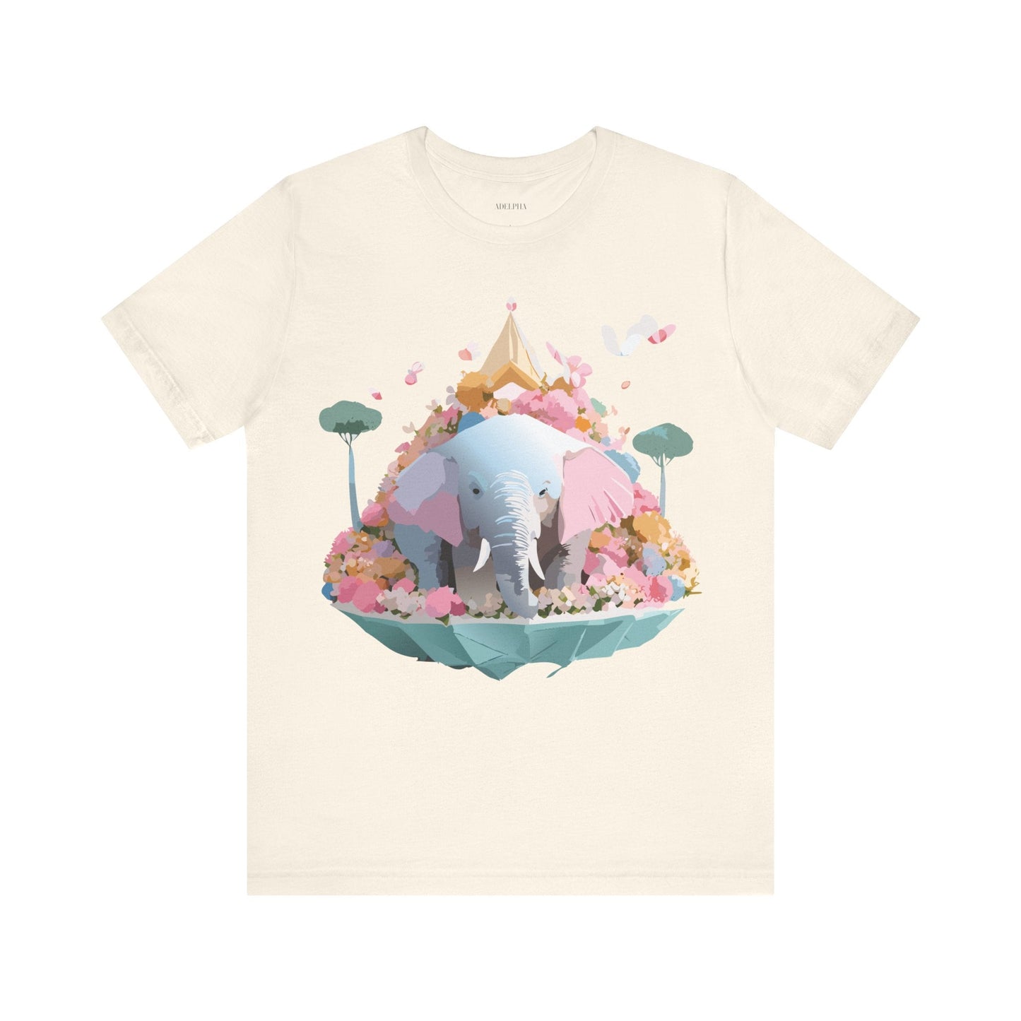 Elephant Graphic Tee Unisex Jersey Short Sleeve Adelpha Vintage Inspired Artwork