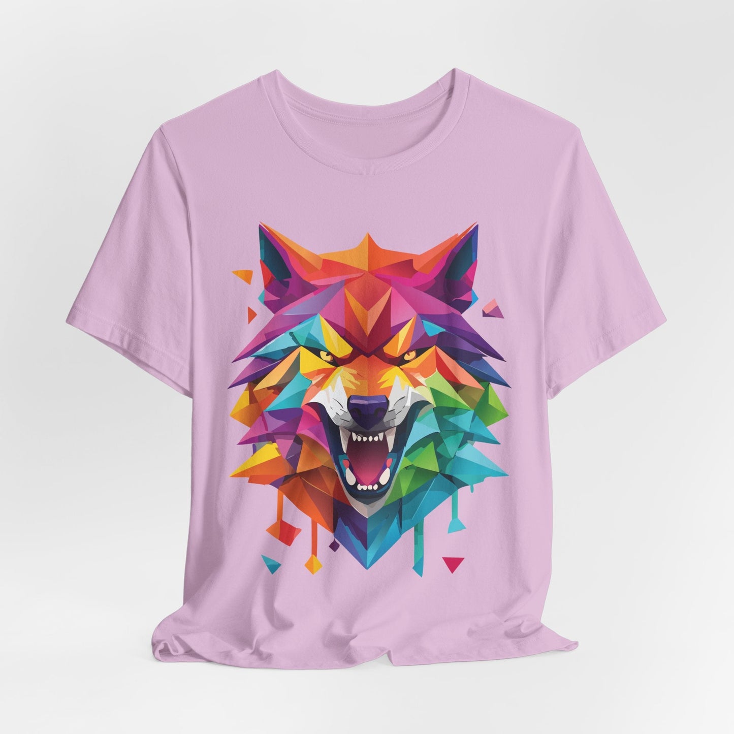 Unisex Animal Shirt With Art Design And Wild Animals Print Tee Short Sleeve Premium