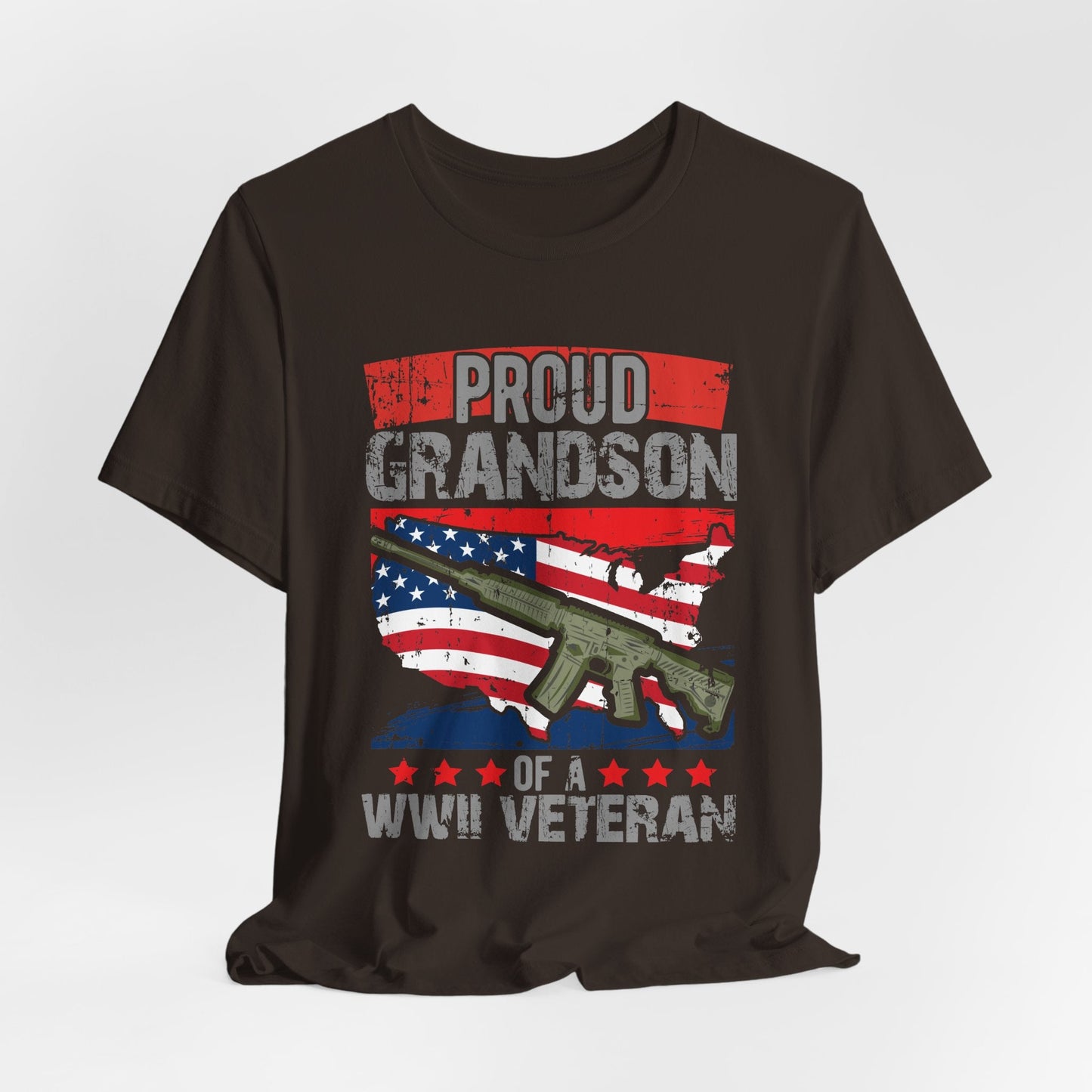 Army Veteran Patriotic Graphic Design Unisex Cotton T-Shirt v16