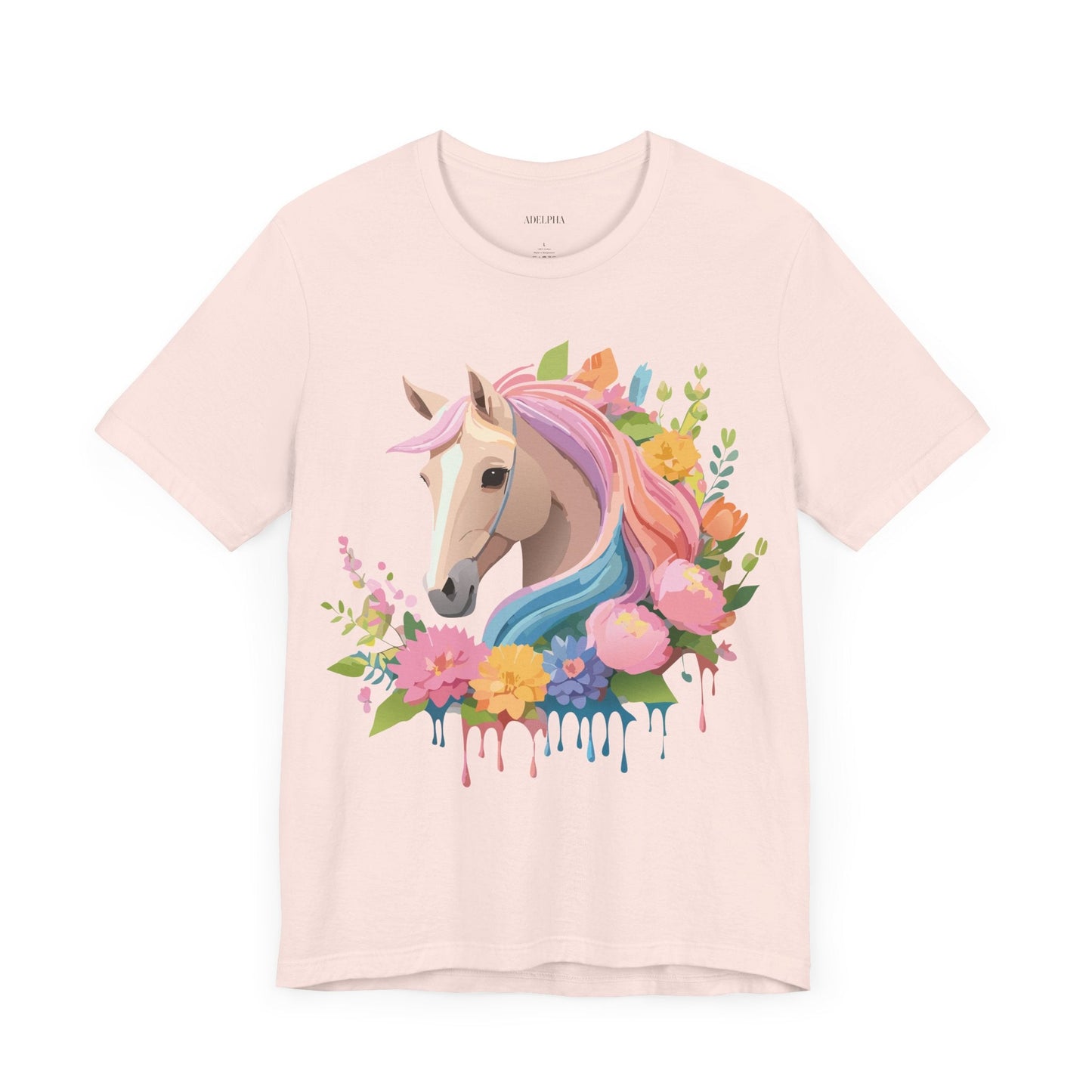 Horse Graphic Unisex 100 Cotton Vintage Animal Art T-Shirt 2