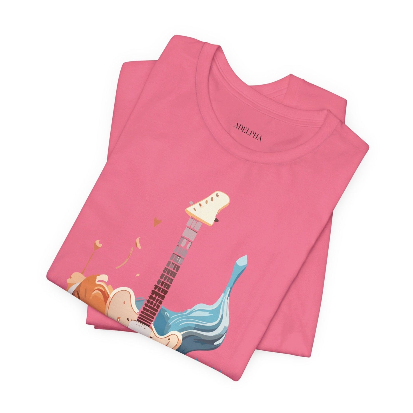 Music Graphic Tee Unisex Jersey Short Sleeve Adelpha Vintage Inspired Artwork Premium Design
