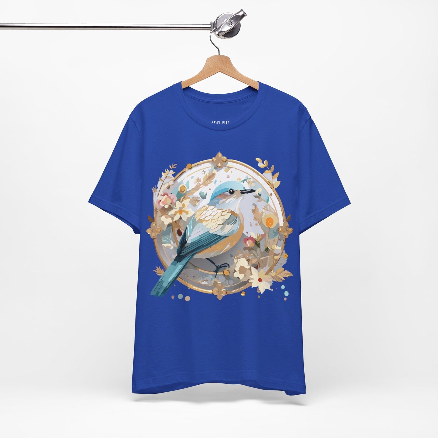Adelpha Medallion Graphic Tee Unisex Jersey Short Sleeve Vintage Art Design Shirt