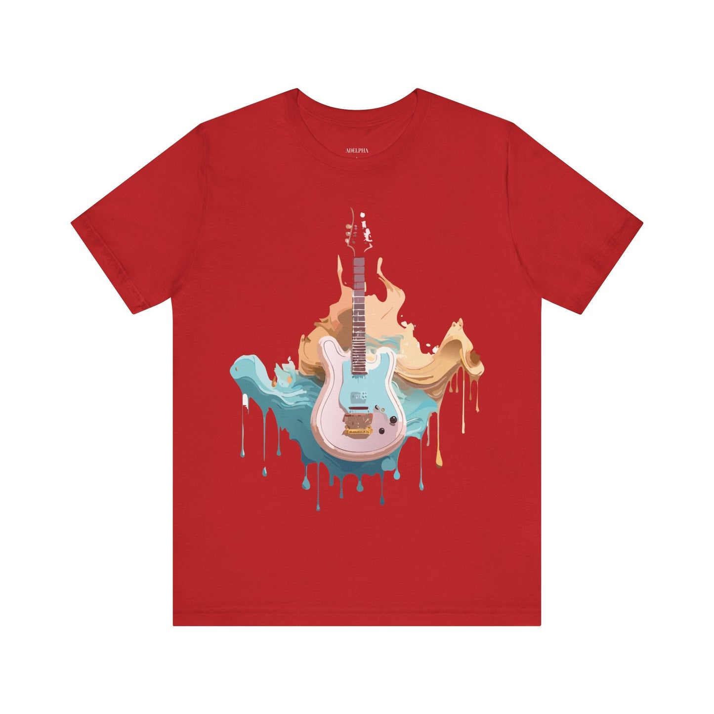 Music Graphic Unisex 100 Cotton Vintage Art with Musical Elements Tee 51