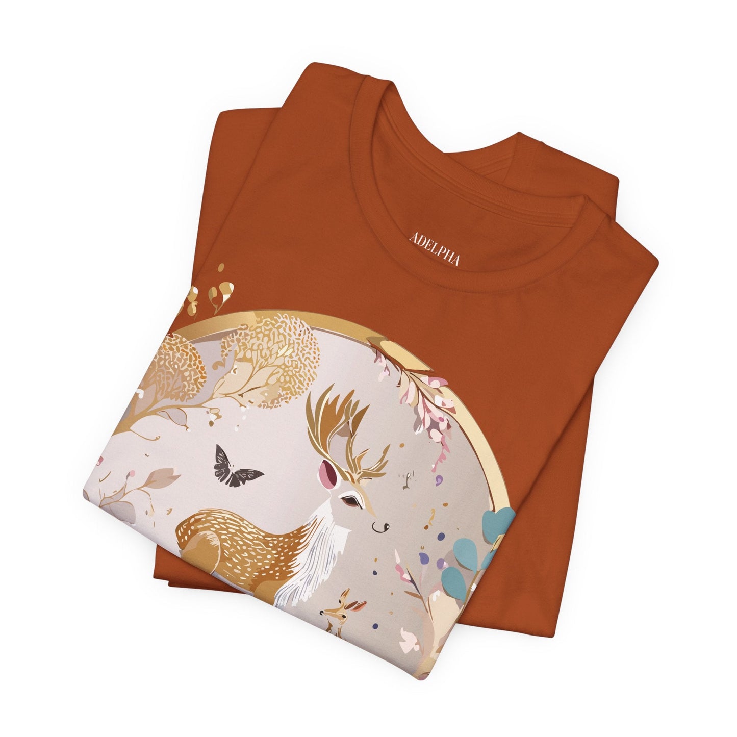 Medallion Graphic T Shirt Unisex Adelpha Vintage Inspired Artwork Short Sleeve Tee