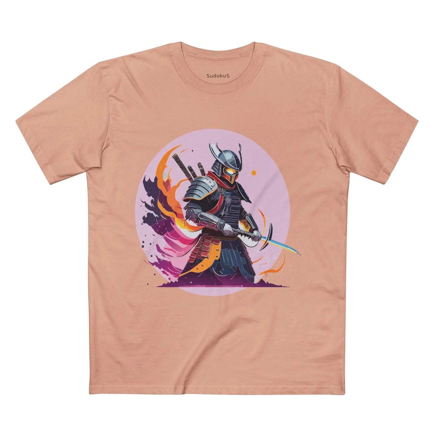 Samurai Graphic Unisex 100 Cotton Staple Tee 6