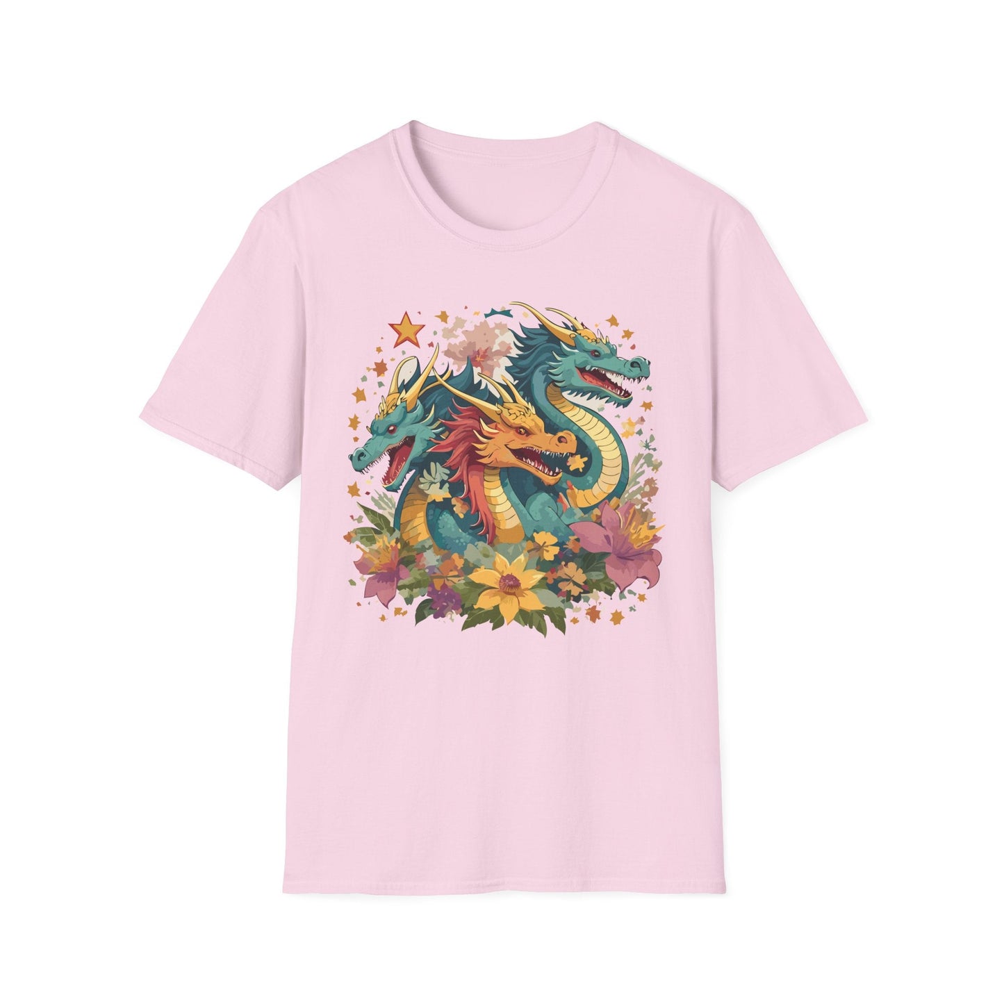 Dragon Graphic Unisex 100 Cotton Tee with Animal Artwork Design 8