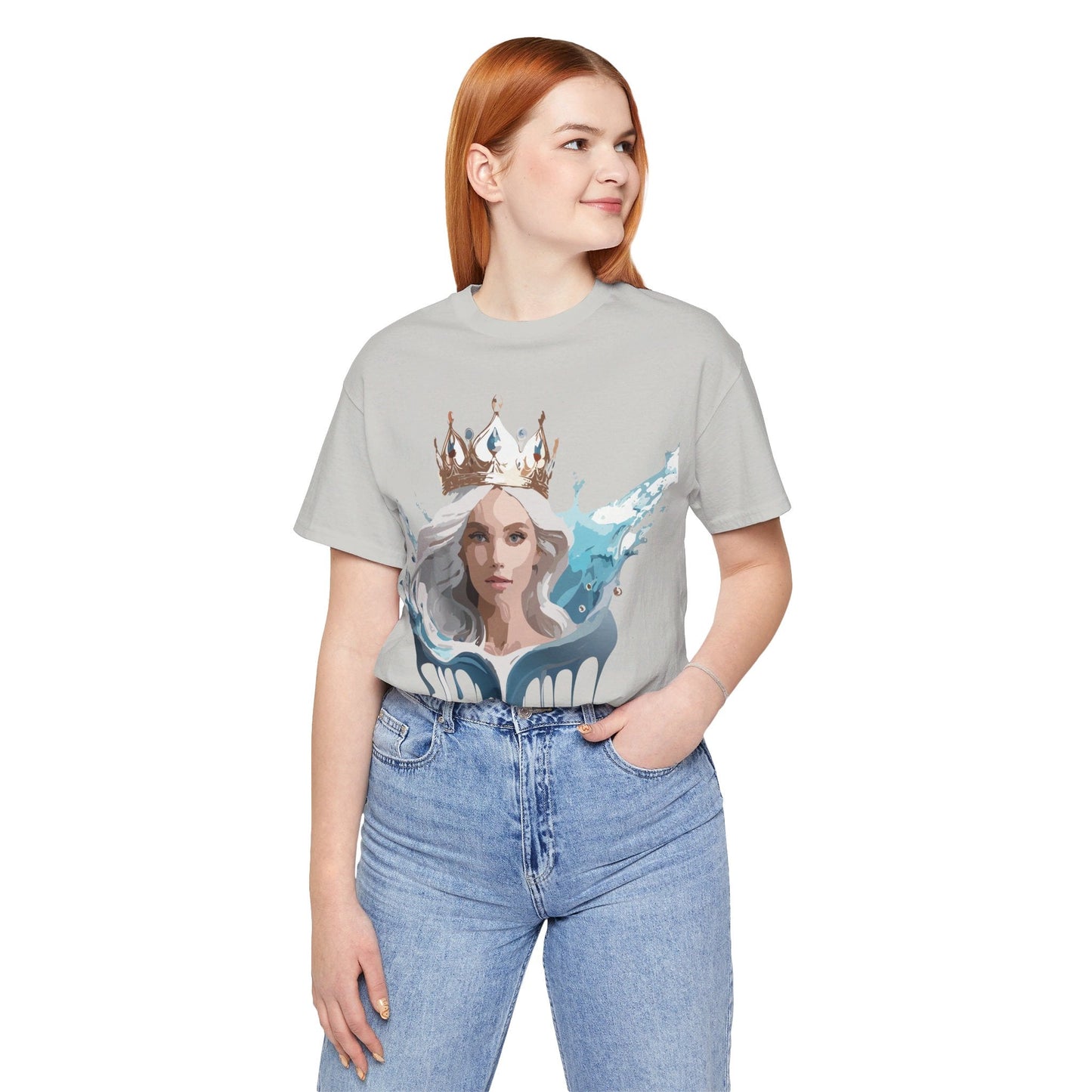 Queen Graphic T Shirt By Adelpha Unisex Jersey Short Sleeve Vintage Inspired Art Tee