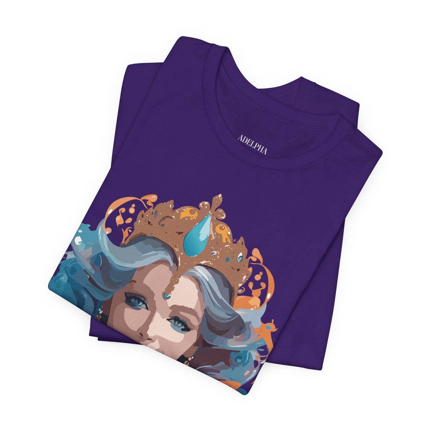 Queen Graphic Tee Unisex Adelpha Vintage Artwork Short Sleeve Premium Casual Wear