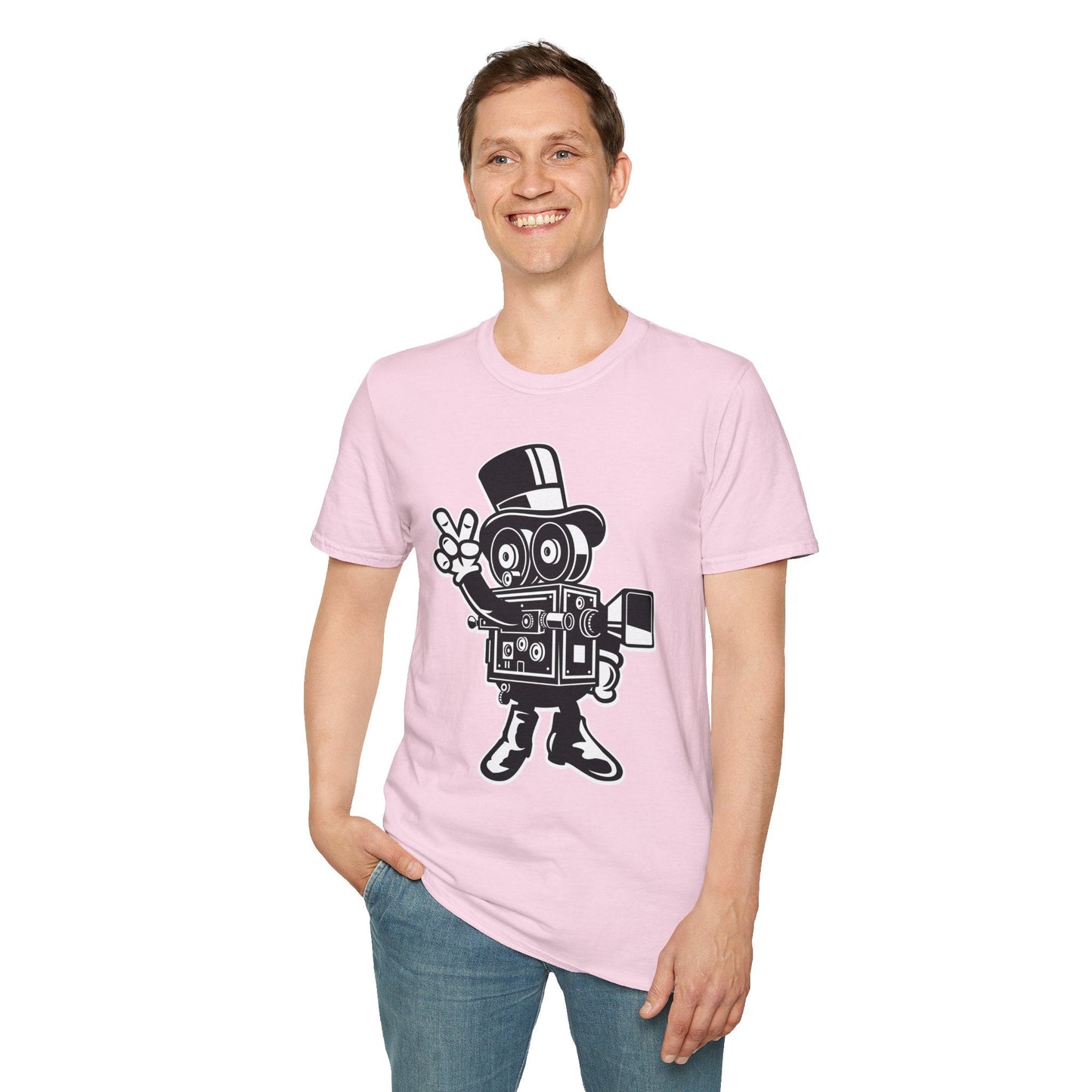 Cartoon T Shirt Animation T Shirt Funny Tee Unisex Gildan Softstyle 64000 Comfort Fit All Day