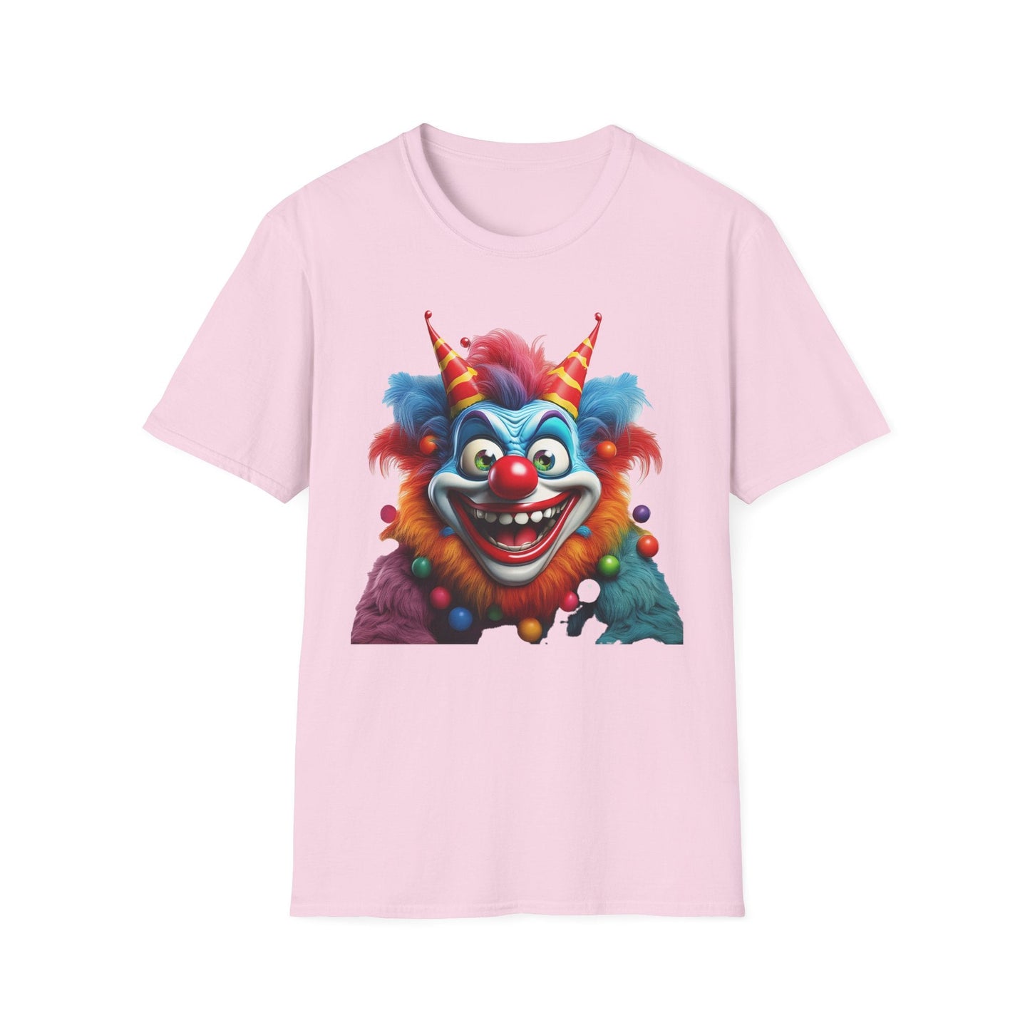 Clown Shirt For Men And Women Funny Circus Tee Scary Man Shirt Unisex Softstyle Tee
