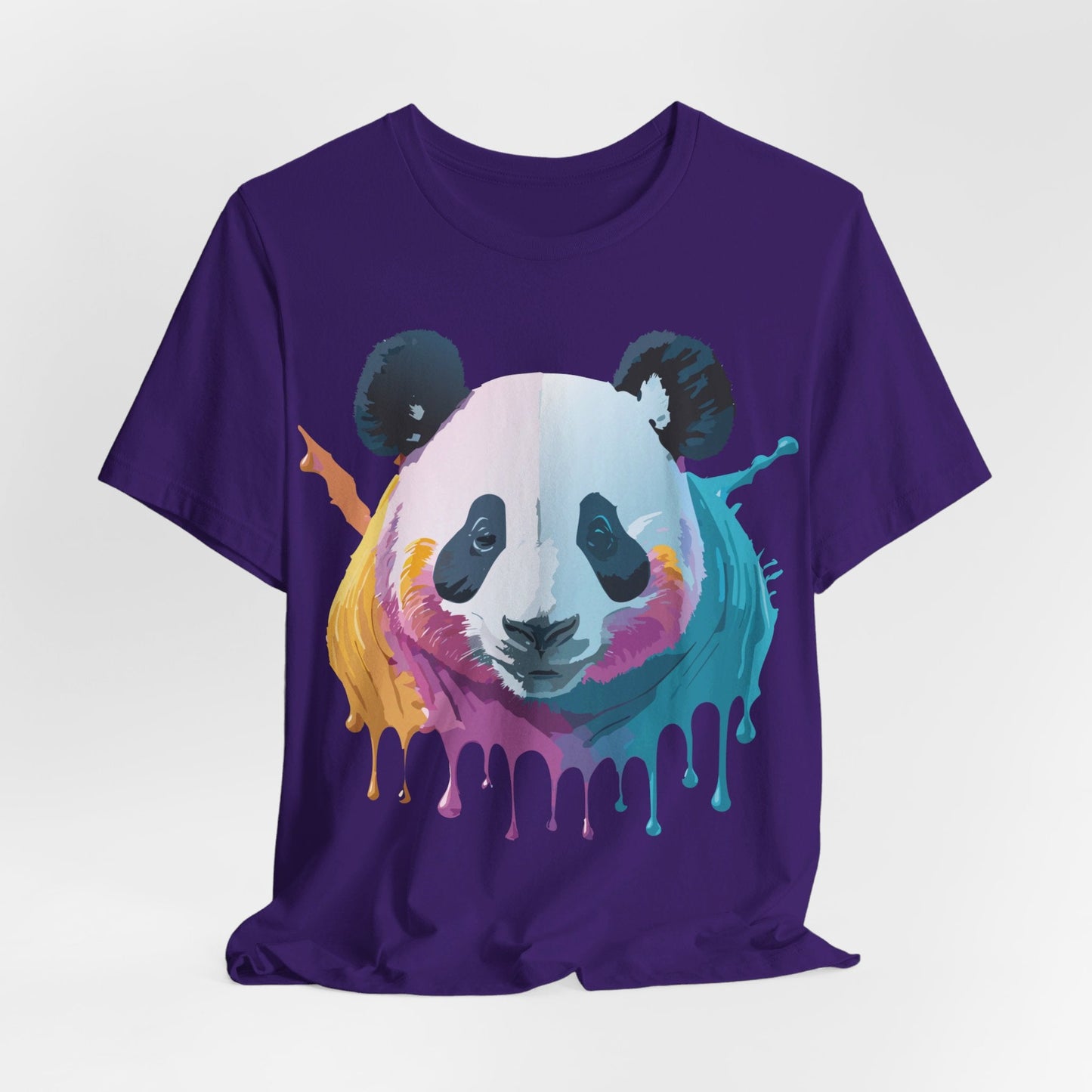Adelpha Panda Graphic Tee Unisex Vintage Inspired Art Design Short Sleeve Shirt Edition