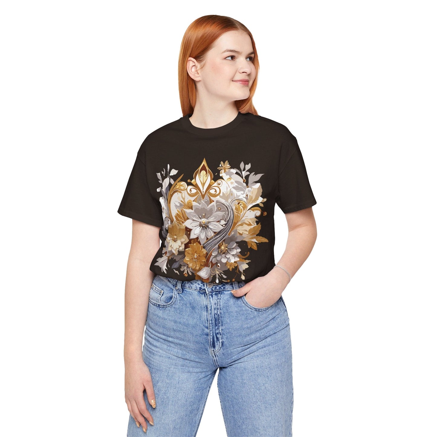 Jewelry Graphic Unisex 100 Cotton Vintage Treasure Art T-Shirt 7