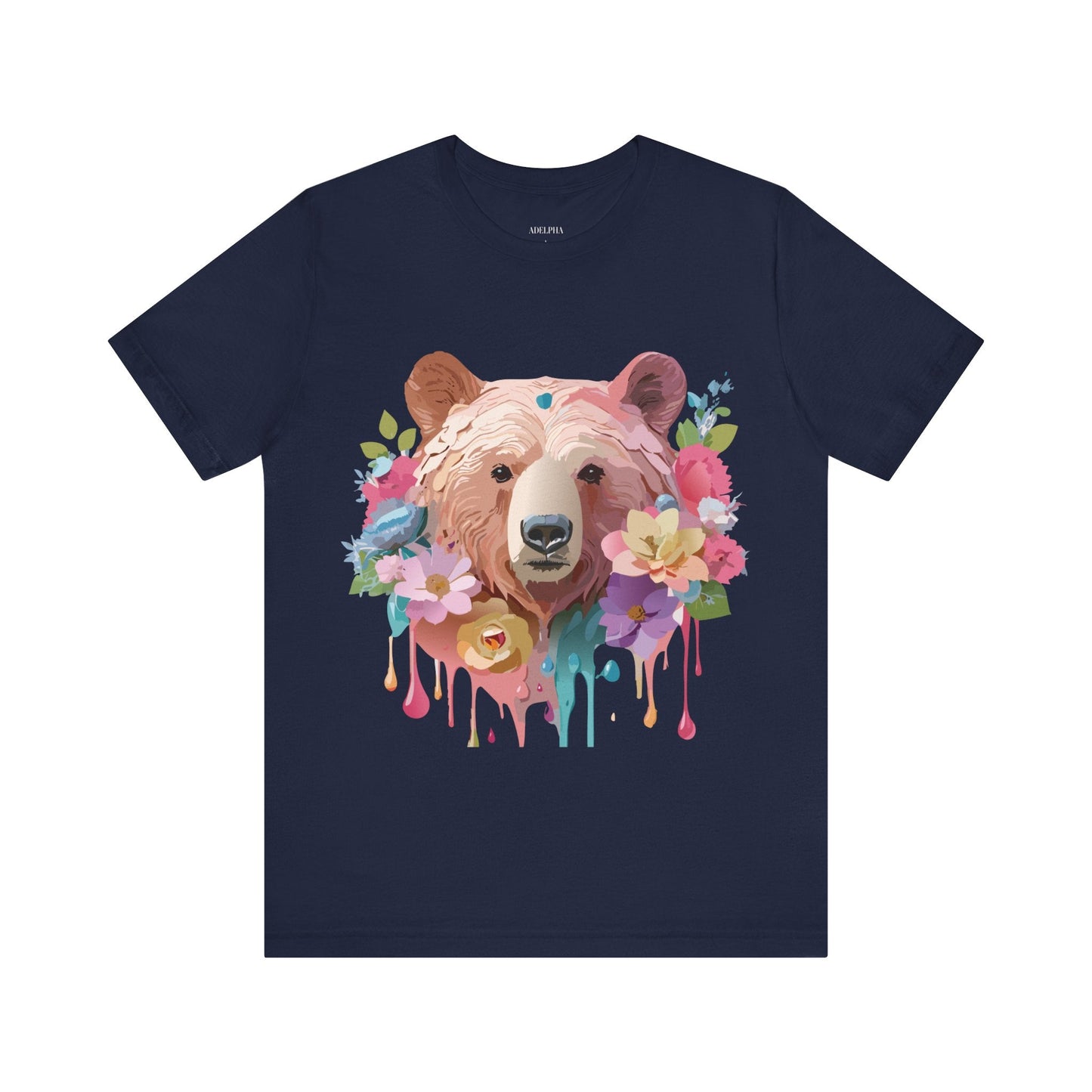 Bear Graphic T Shirt Unisex Adelpha Vintage Art Design Tee Edition