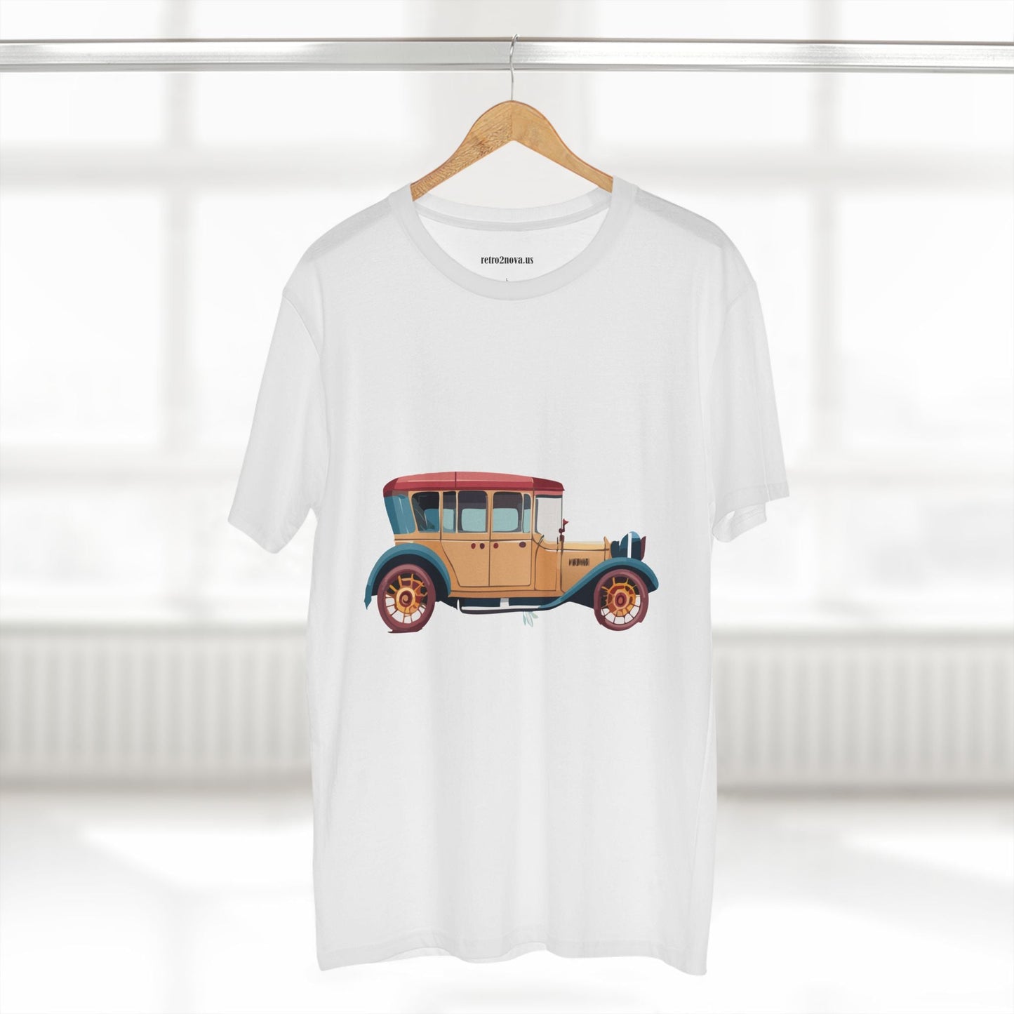 Retro Car Shirts Vintage Car Shirts RC5 Unisex Premium Cotton Art Tee With Original Design