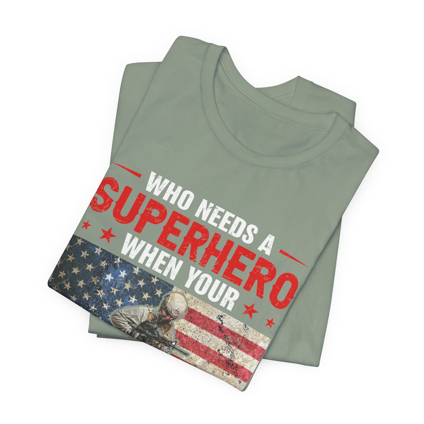 American Flag Graphic Unisex Cotton Tee v43