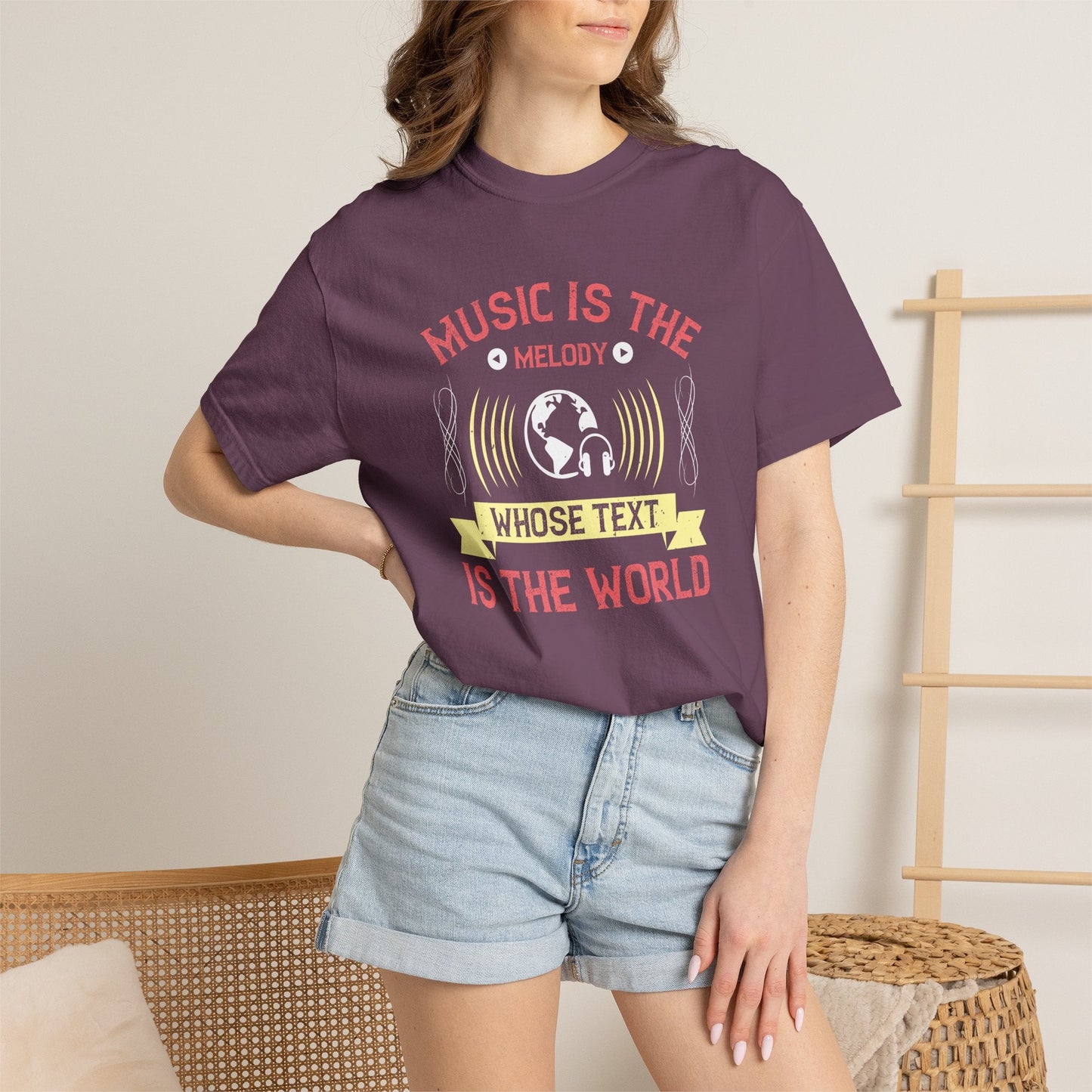 Music Graphic Design Unisex Cotton T-shirt m33