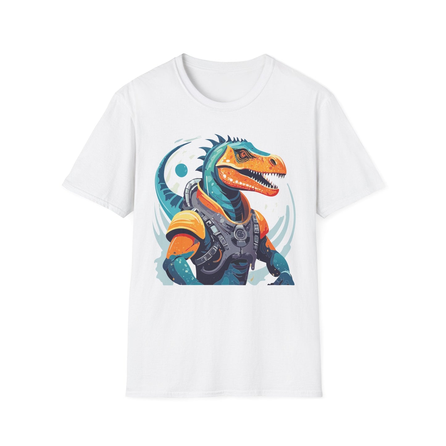 Alien Graphic Unisex Cotton Softstyle UFO Artwork Tee 10